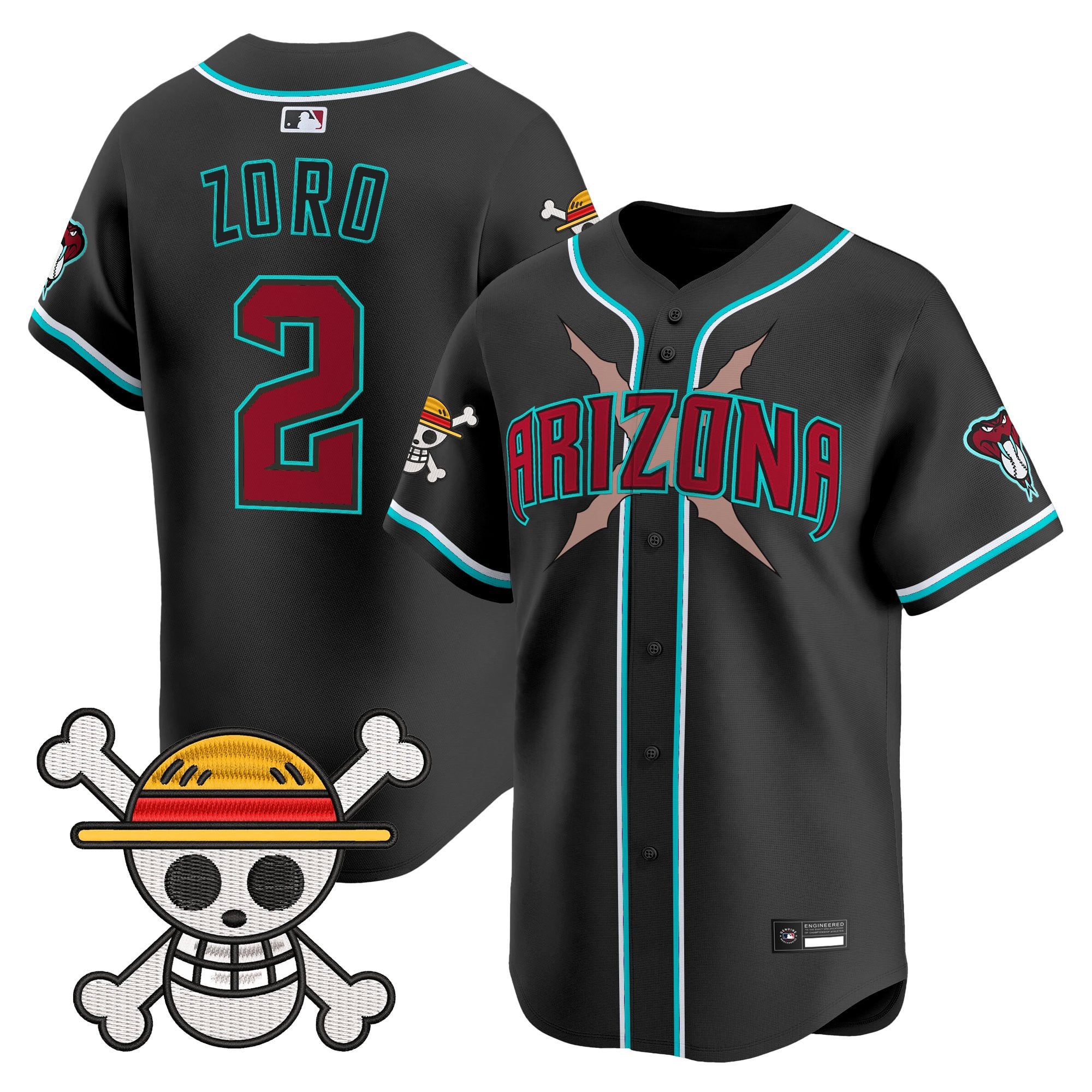 Men's Diamondbacks x One Piece Vapor Premier Limited Jersey - Stitched