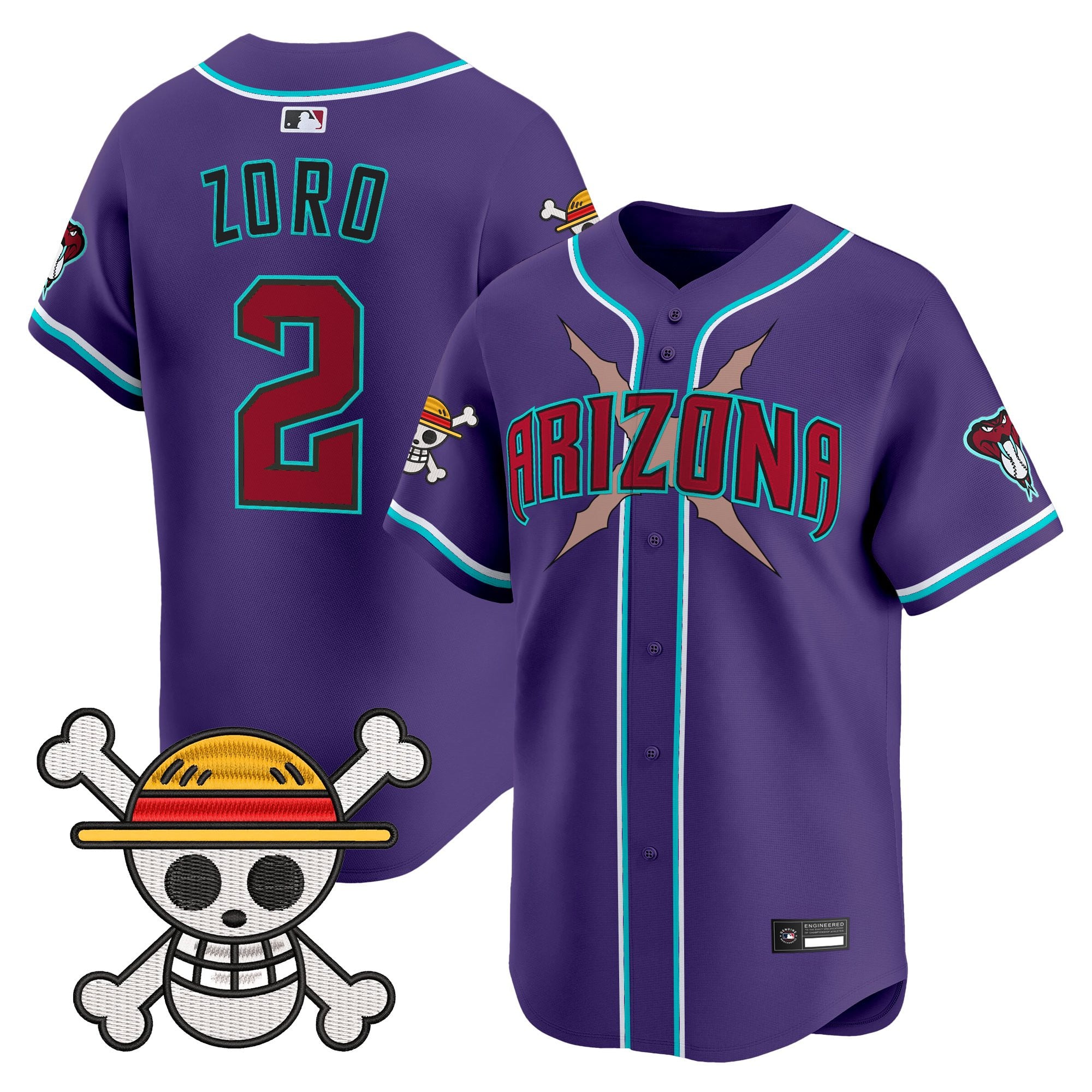 Men's Diamondbacks x One Piece Vapor Premier Limited Jersey - Stitched