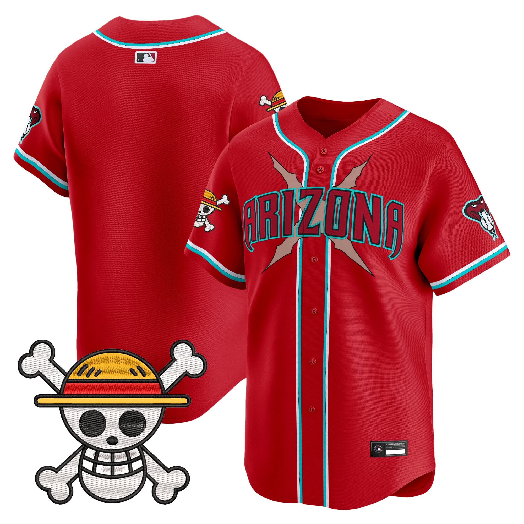 Men's Diamondbacks x One Piece Vapor Premier Limited Jersey - Stitched
