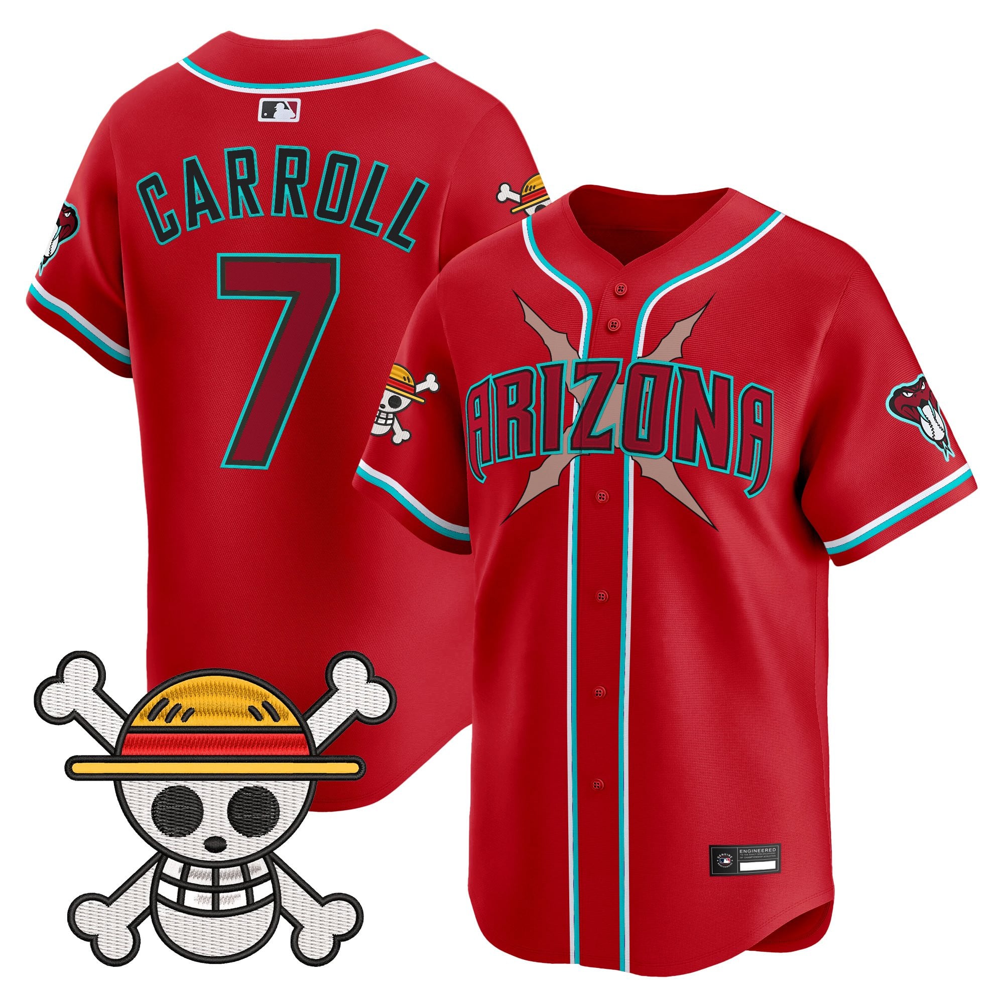 Men's Diamondbacks x One Piece Vapor Premier Limited Jersey - Stitched