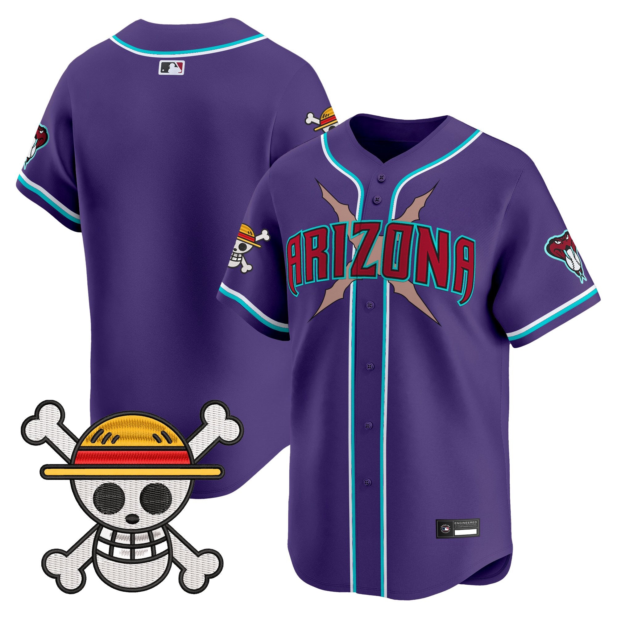 Men's Diamondbacks x One Piece Vapor Premier Limited Jersey - Stitched