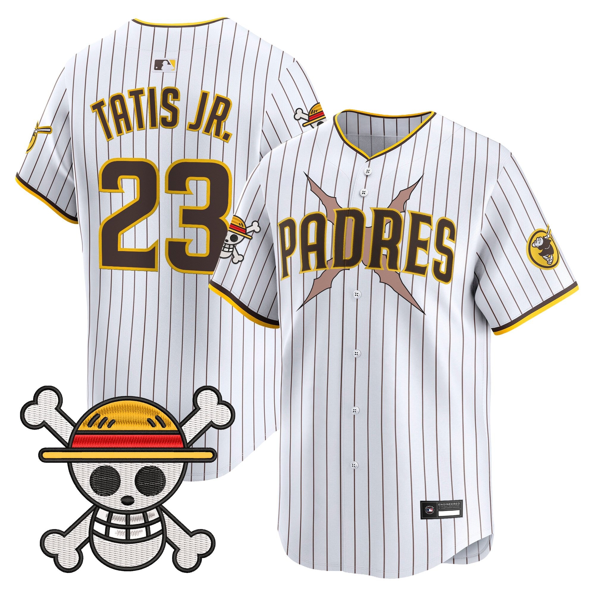 Men's Padres x One Piece Vapor Premier Limited Jersey - Stitched