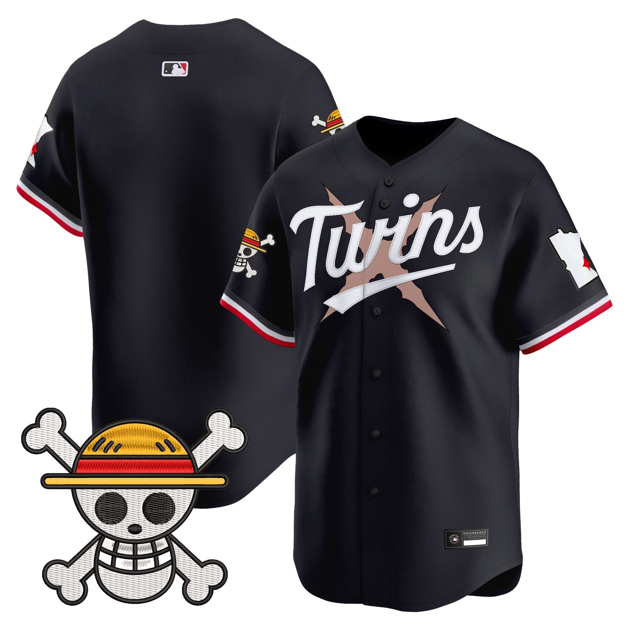 Men's Minnesota Twins x One Piece Vapor Premier Limited Jersey - Stitched
