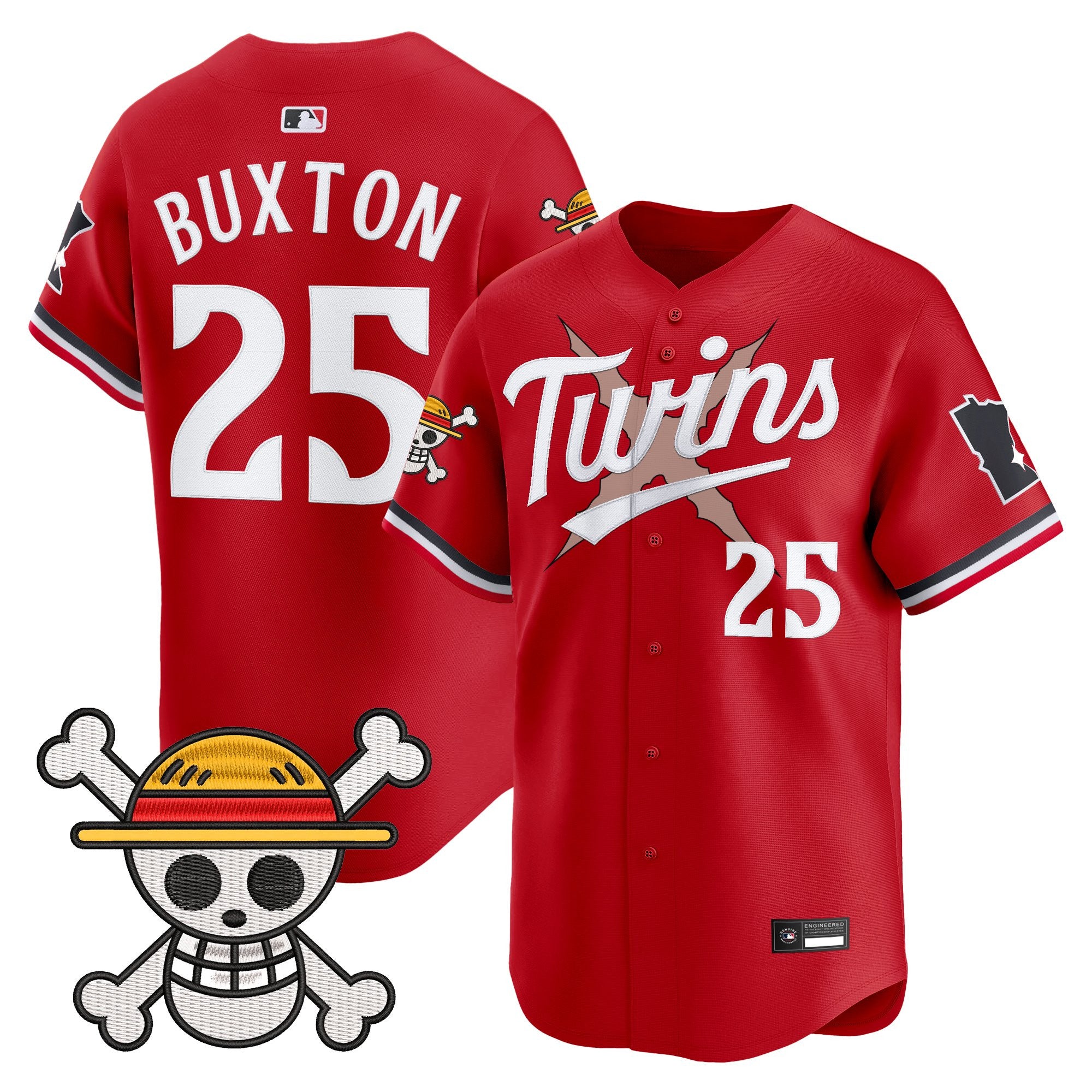 Men's Minnesota Twins x One Piece Vapor Premier Limited Jersey - Stitched