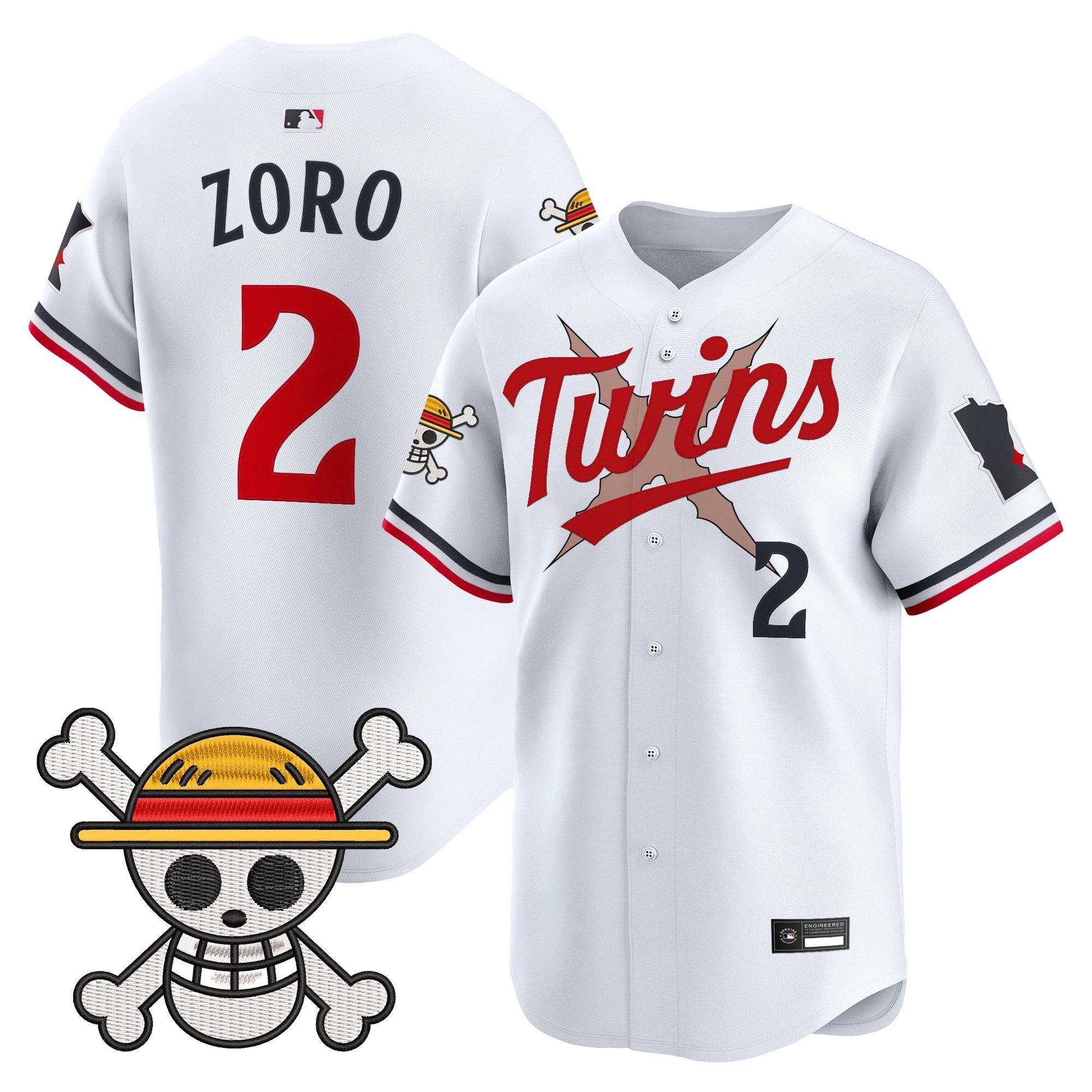 Men's Minnesota Twins x One Piece Vapor Premier Limited Jersey - Stitched
