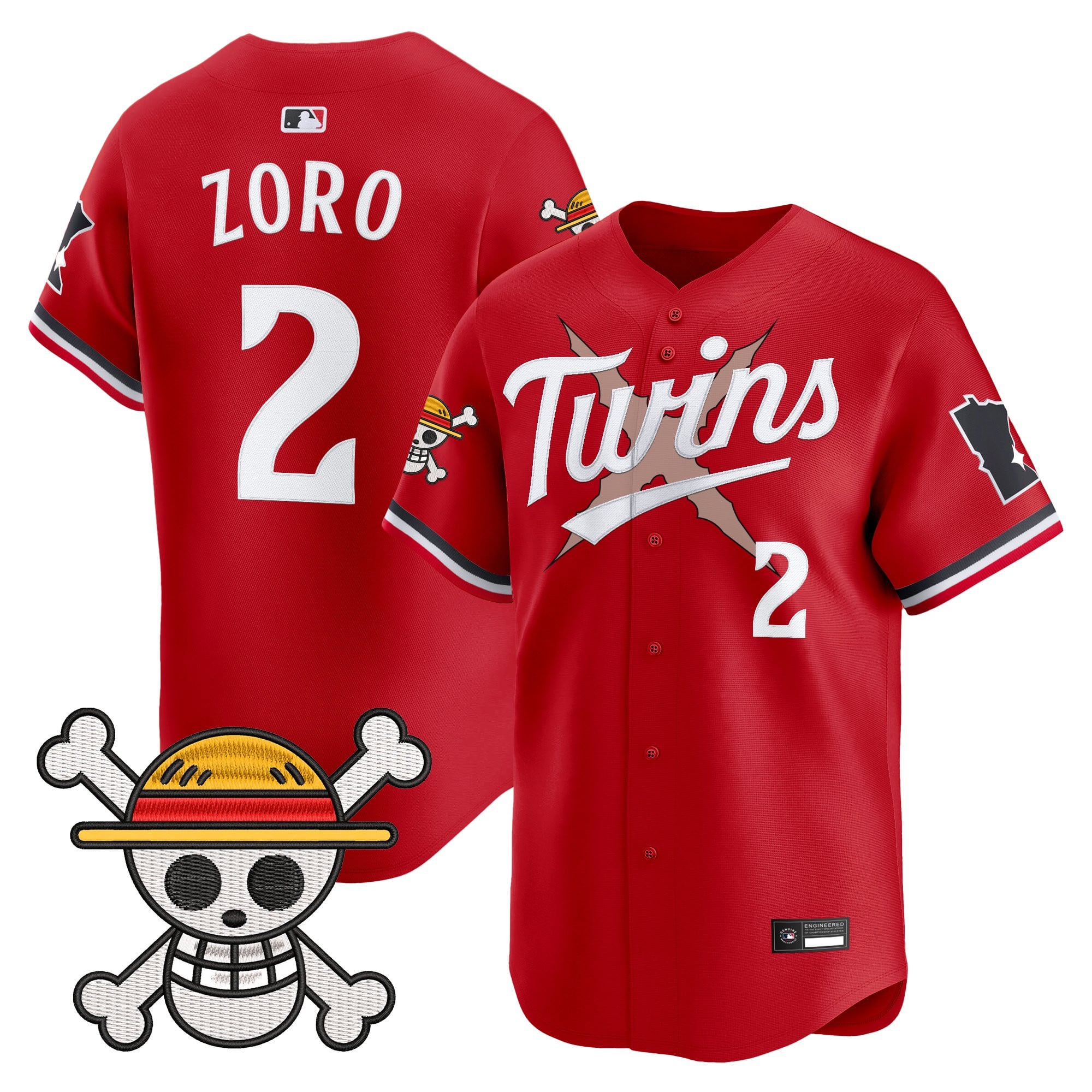 Men's Minnesota Twins x One Piece Vapor Premier Limited Jersey - Stitched