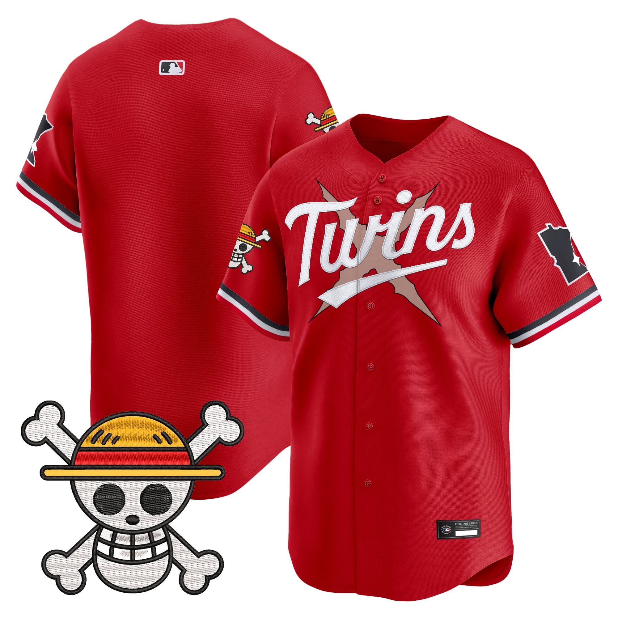 Men's Minnesota Twins x One Piece Vapor Premier Limited Jersey - Stitched