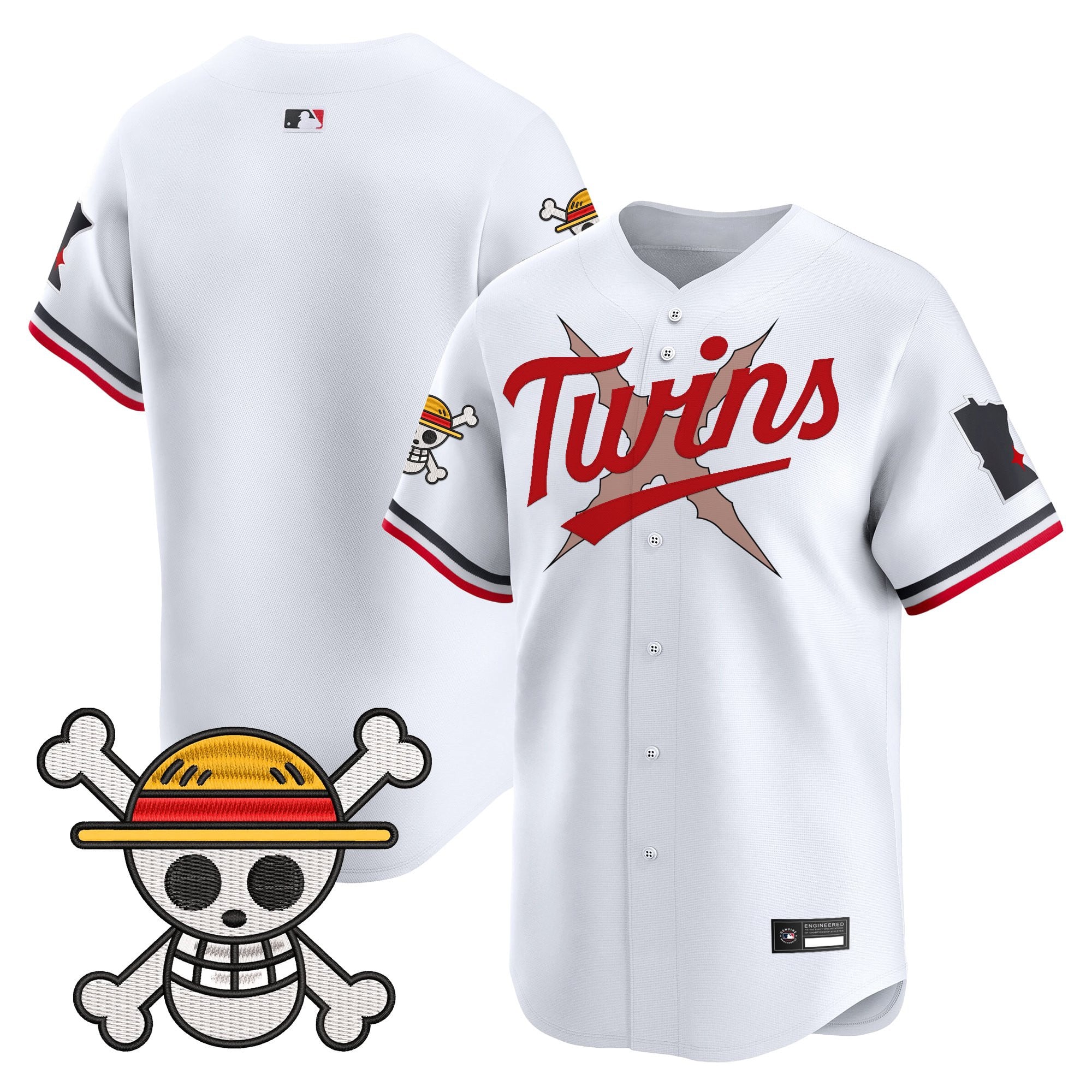 Men's Minnesota Twins x One Piece Vapor Premier Limited Jersey - Stitched