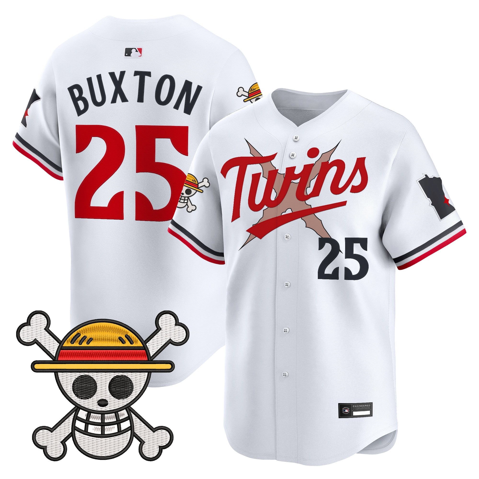 Men's Minnesota Twins x One Piece Vapor Premier Limited Jersey - Stitched