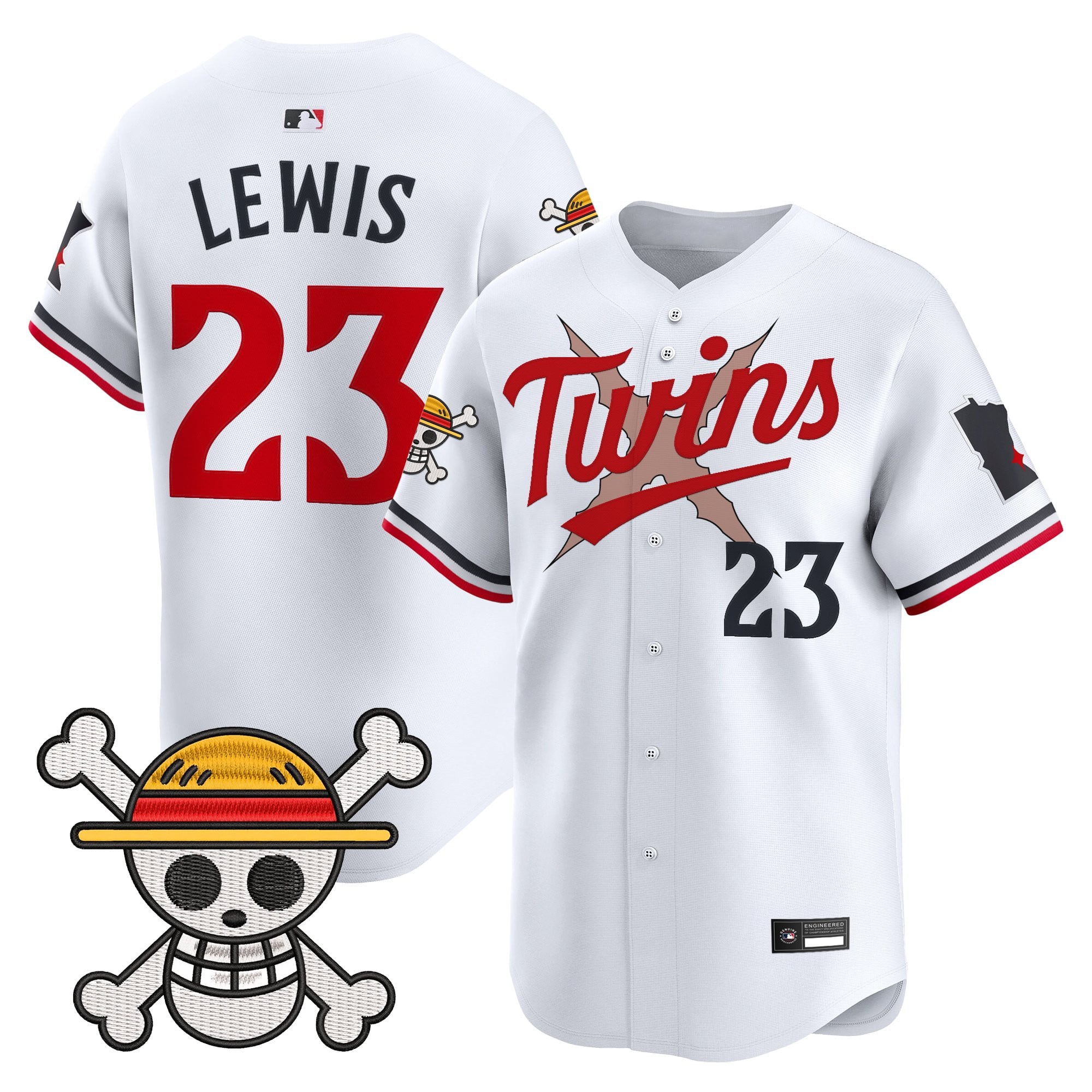 Men's Minnesota Twins x One Piece Vapor Premier Limited Jersey - Stitched