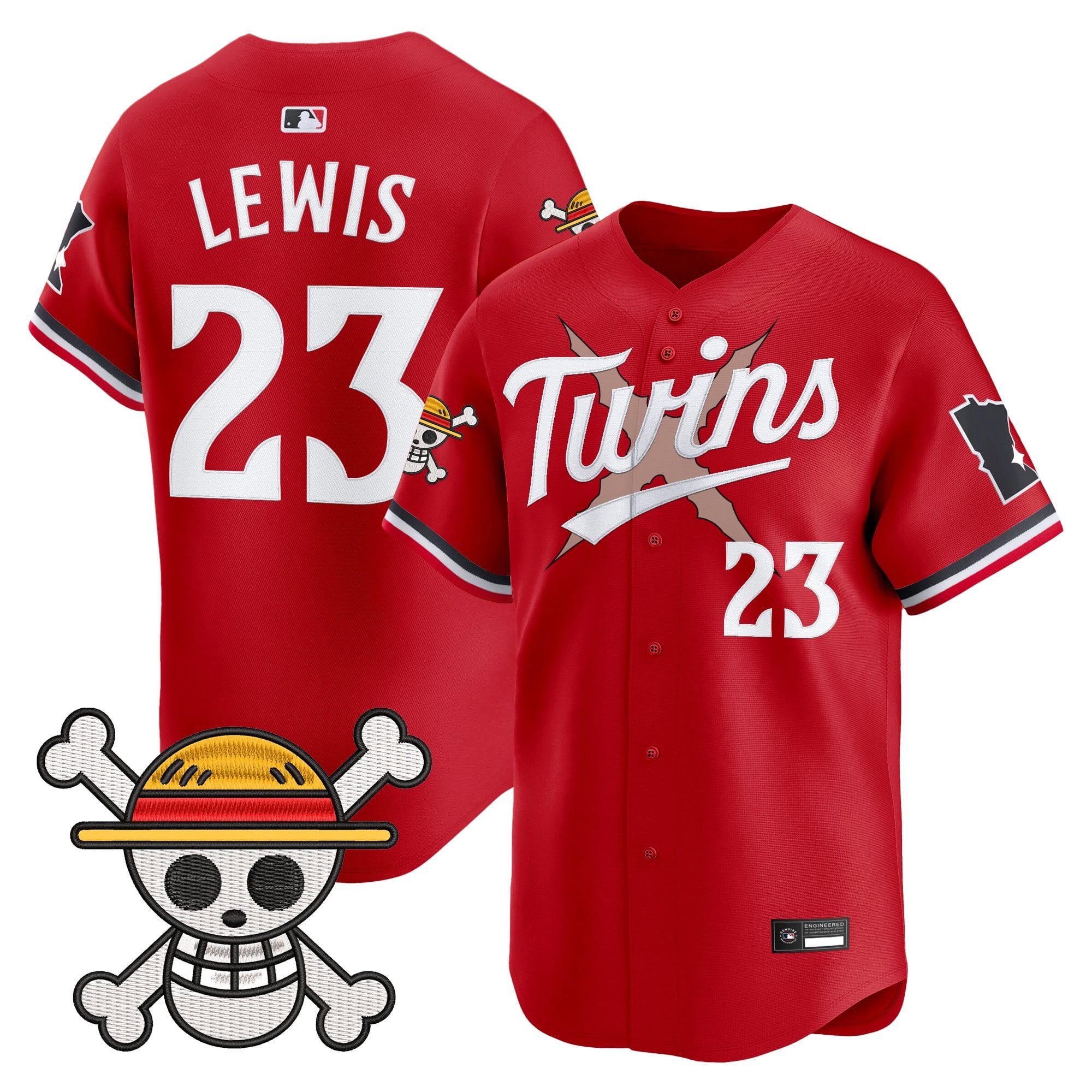 Men's Minnesota Twins x One Piece Vapor Premier Limited Jersey - Stitched
