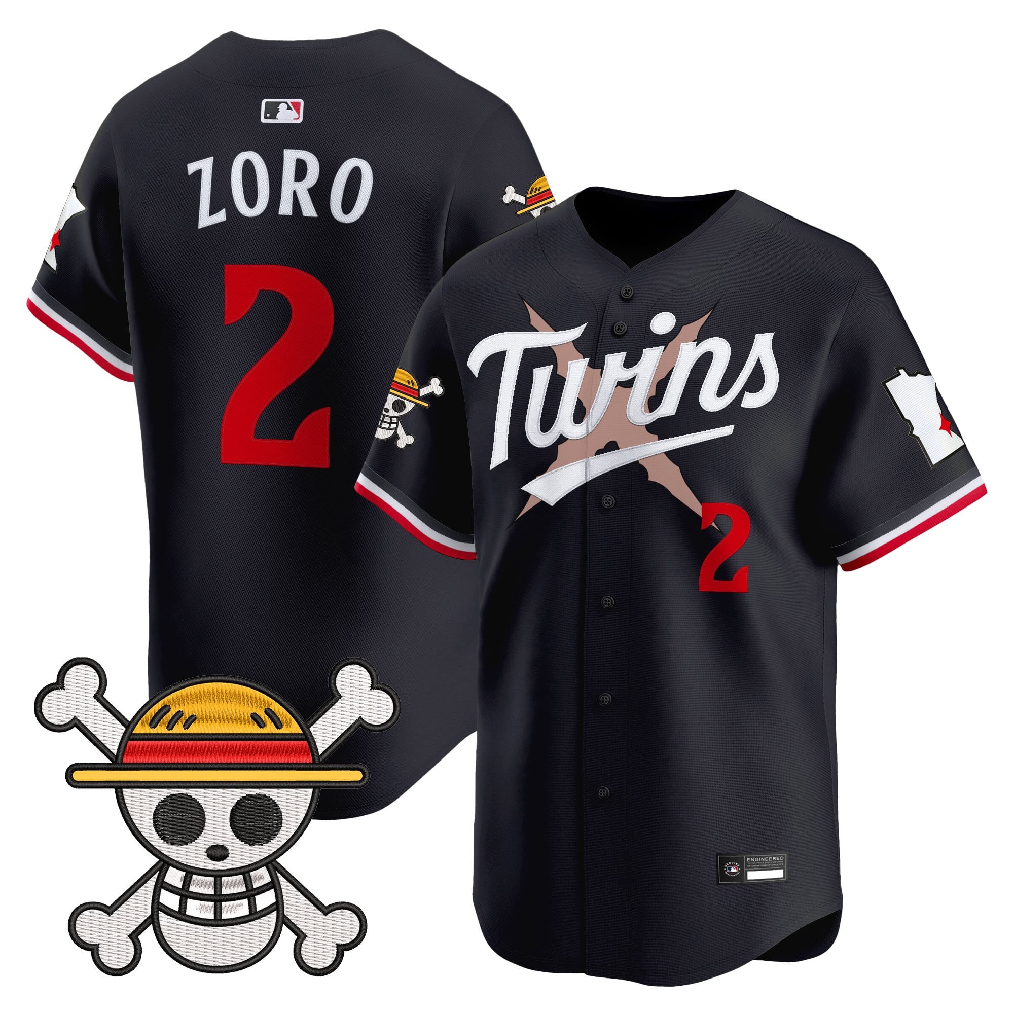 Men's Minnesota Twins x One Piece Vapor Premier Limited Jersey - Stitched