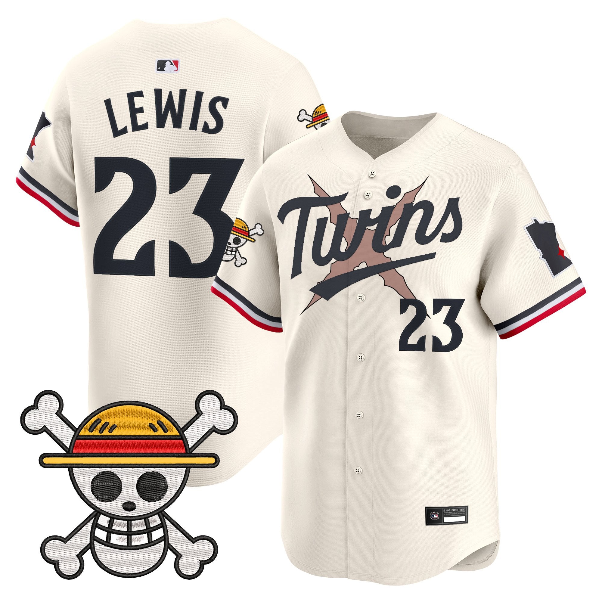 Men's Minnesota Twins x One Piece Vapor Premier Limited Jersey - Stitched