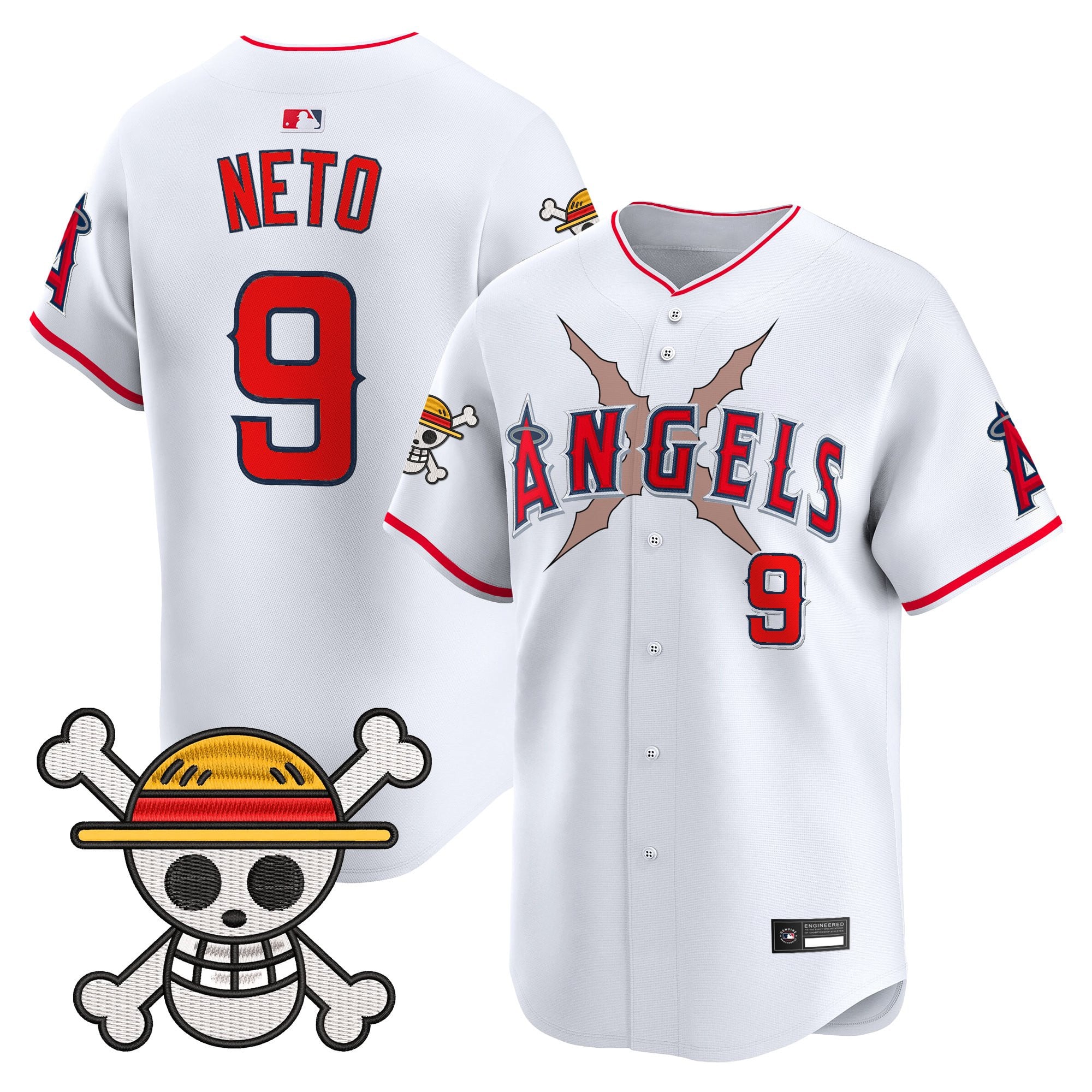 Men's Los Angeles Angels x One Piece Vapor Premier Limited Jersey - Stitched