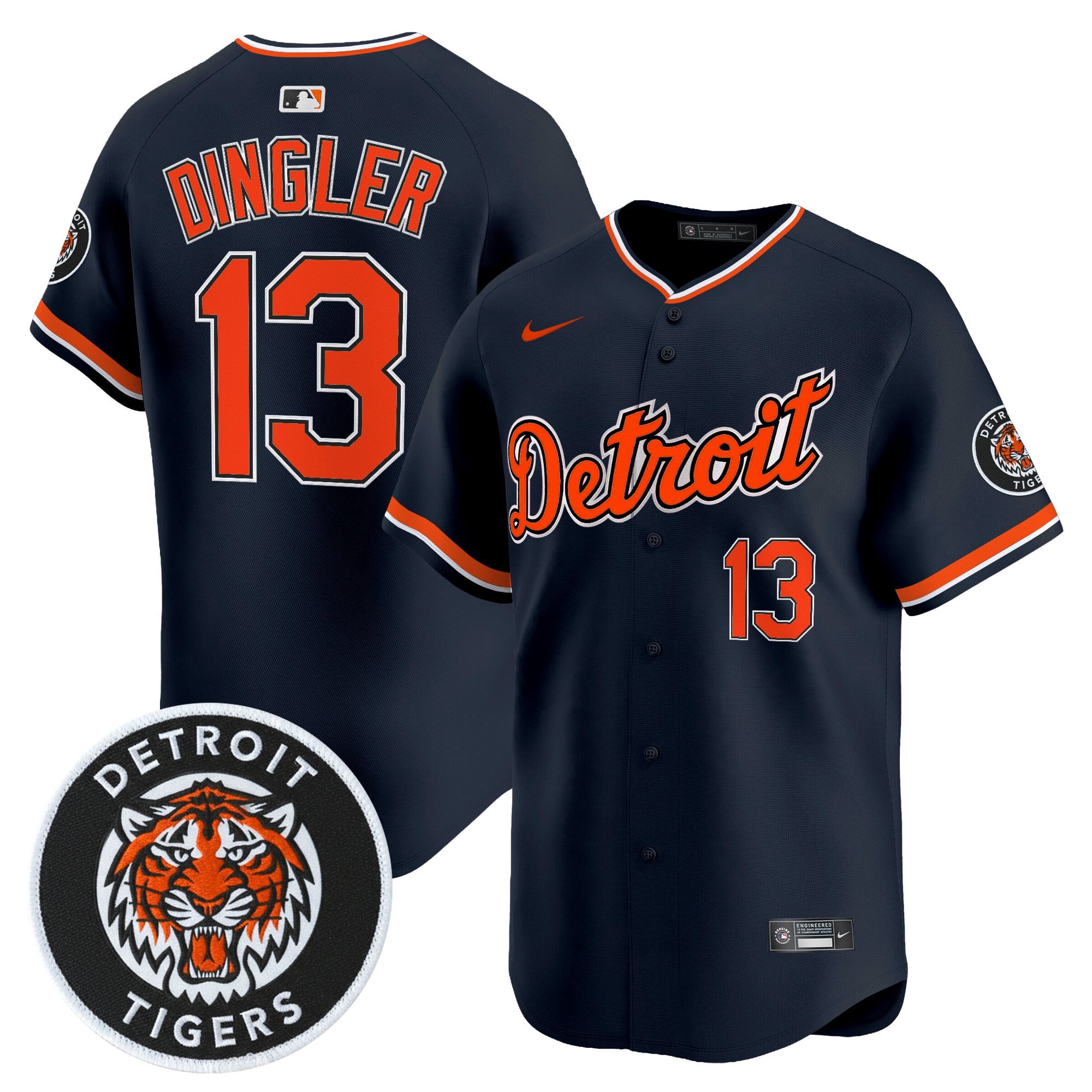 Men's Detroit Tigers 2026 Alternate Vapor Premier Limited Jersey - All Stitched