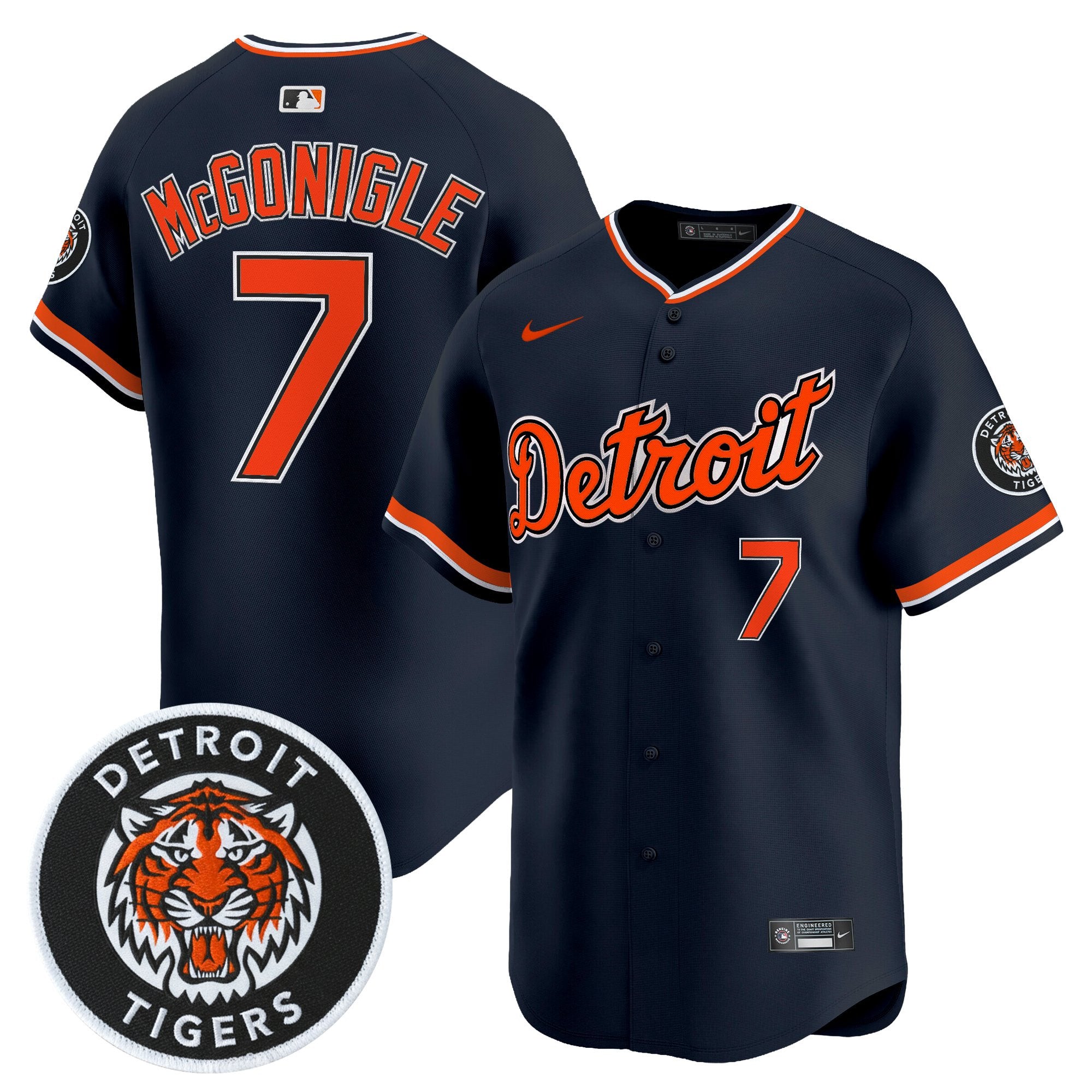 Men's Detroit Tigers 2026 Alternate Vapor Premier Limited Jersey - All Stitched