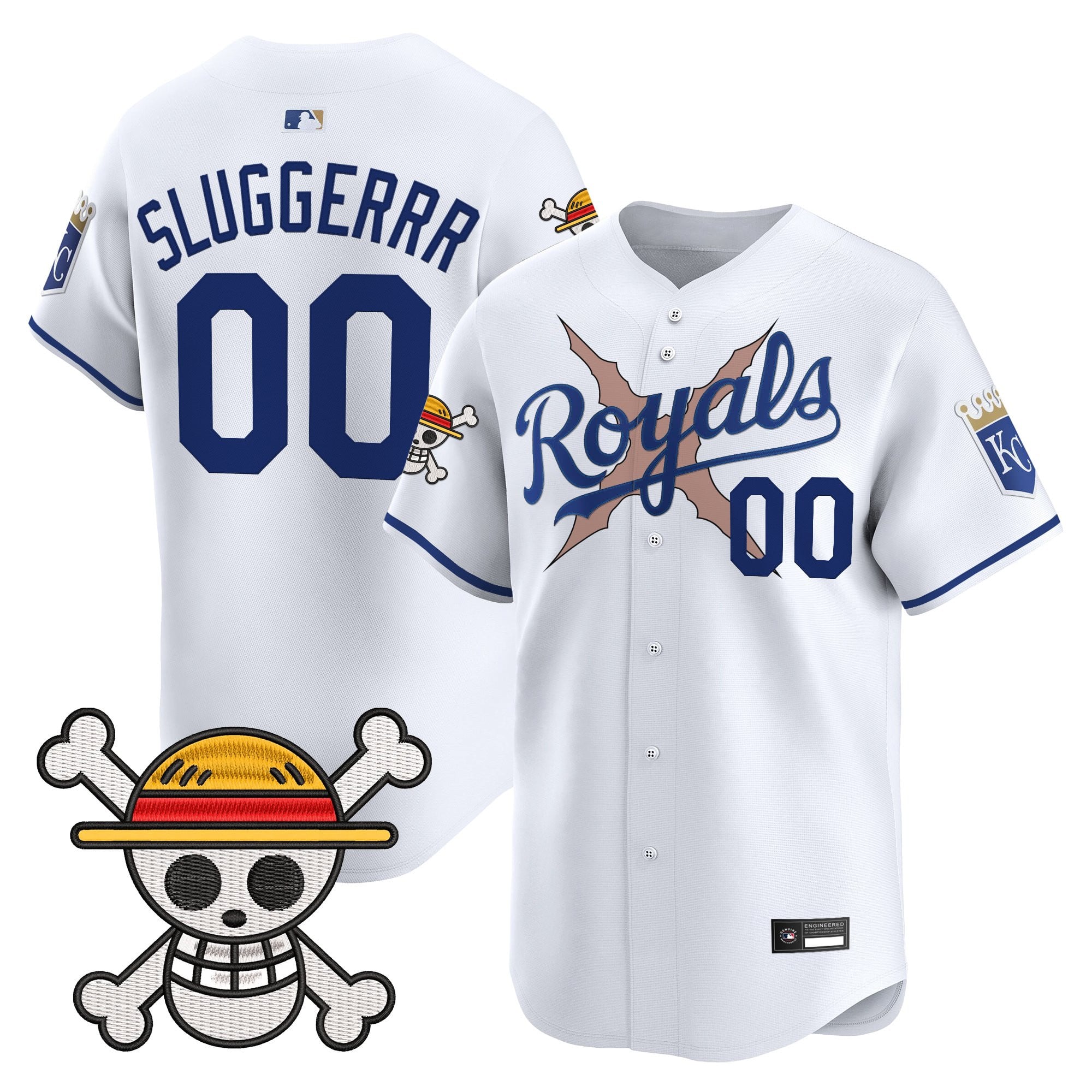 Men's Kansas City Royals x One Piece Vapor Premier Limited Jersey - Stitched