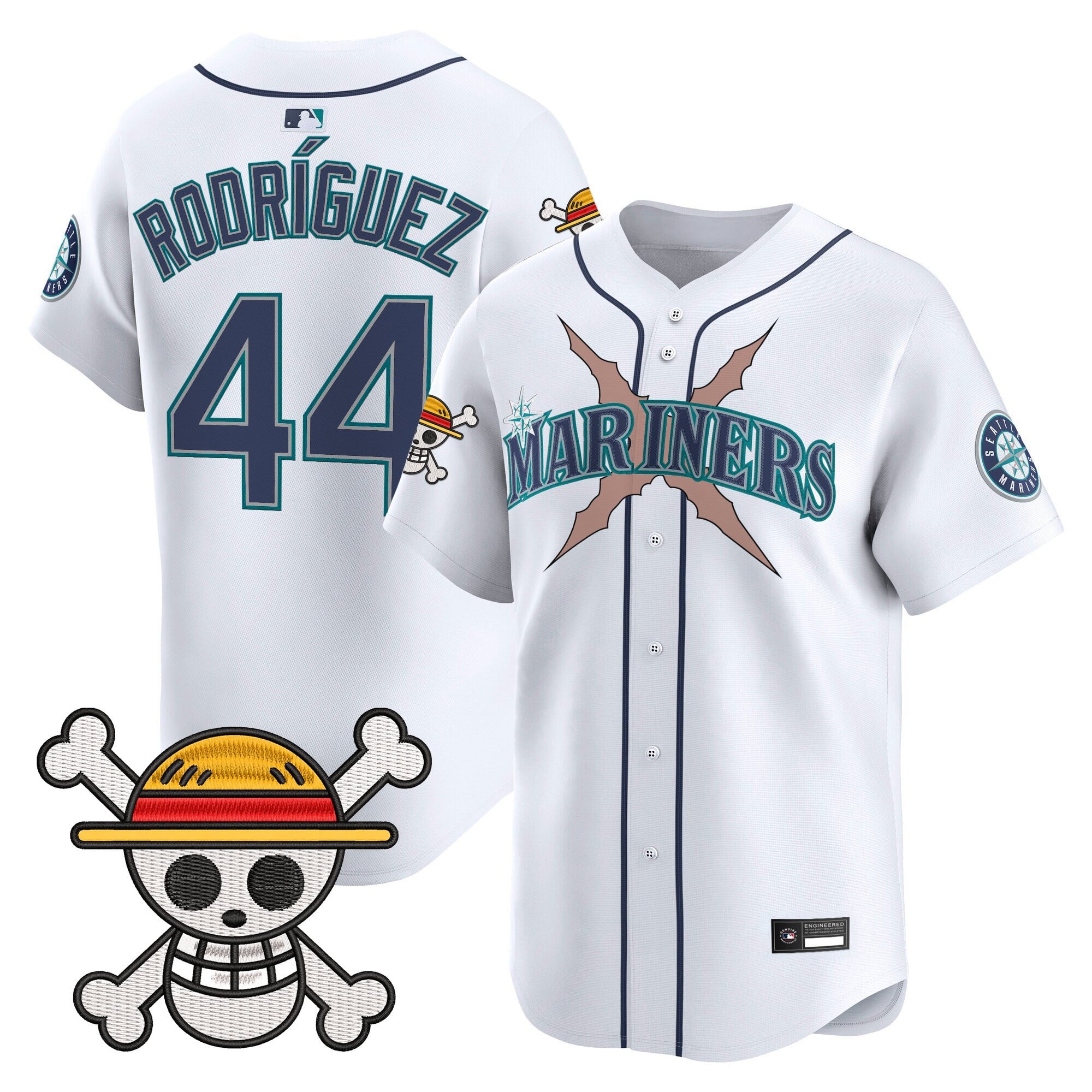 Men's Seattle Mariners x One Piece Vapor Premier Limited Jersey - Stitched