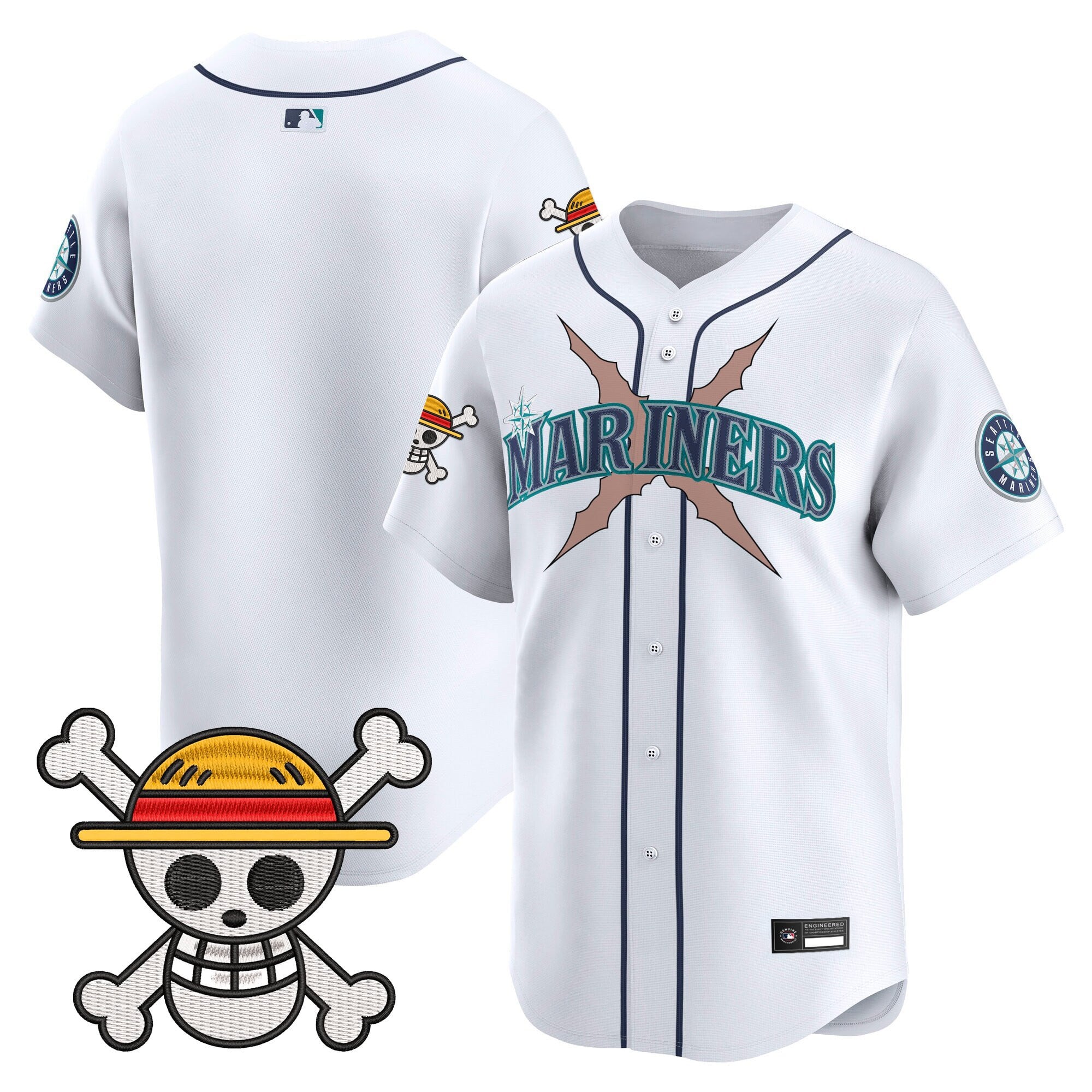 Men's Seattle Mariners x One Piece Vapor Premier Limited Jersey - Stitched
