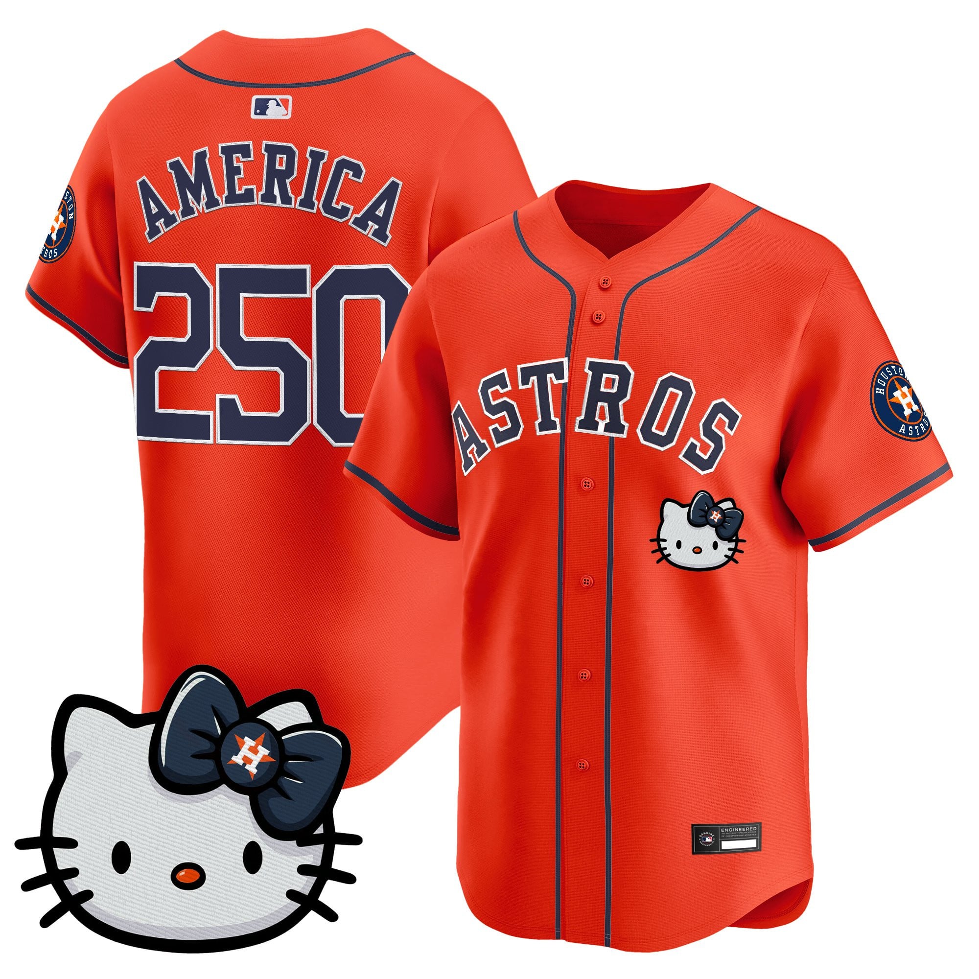 Unisex Houston Astros Hello Kitty Vapor Premier Limited Jersey – All Stitched