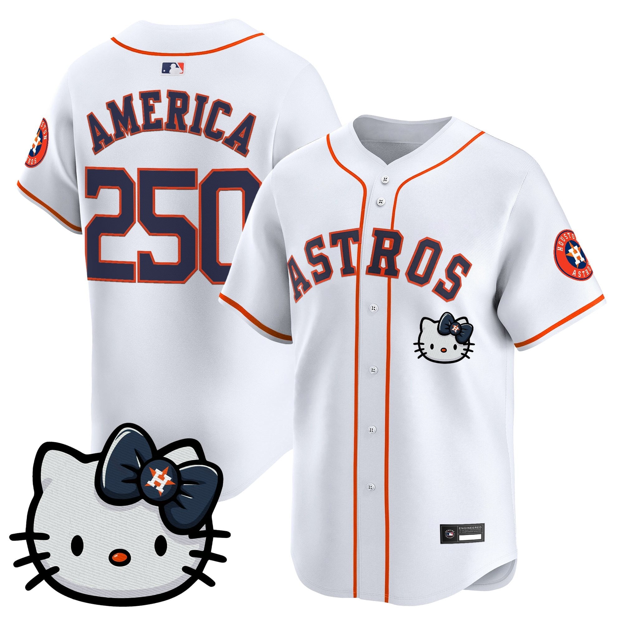 Unisex Houston Astros Hello Kitty Vapor Premier Limited Jersey – All Stitched