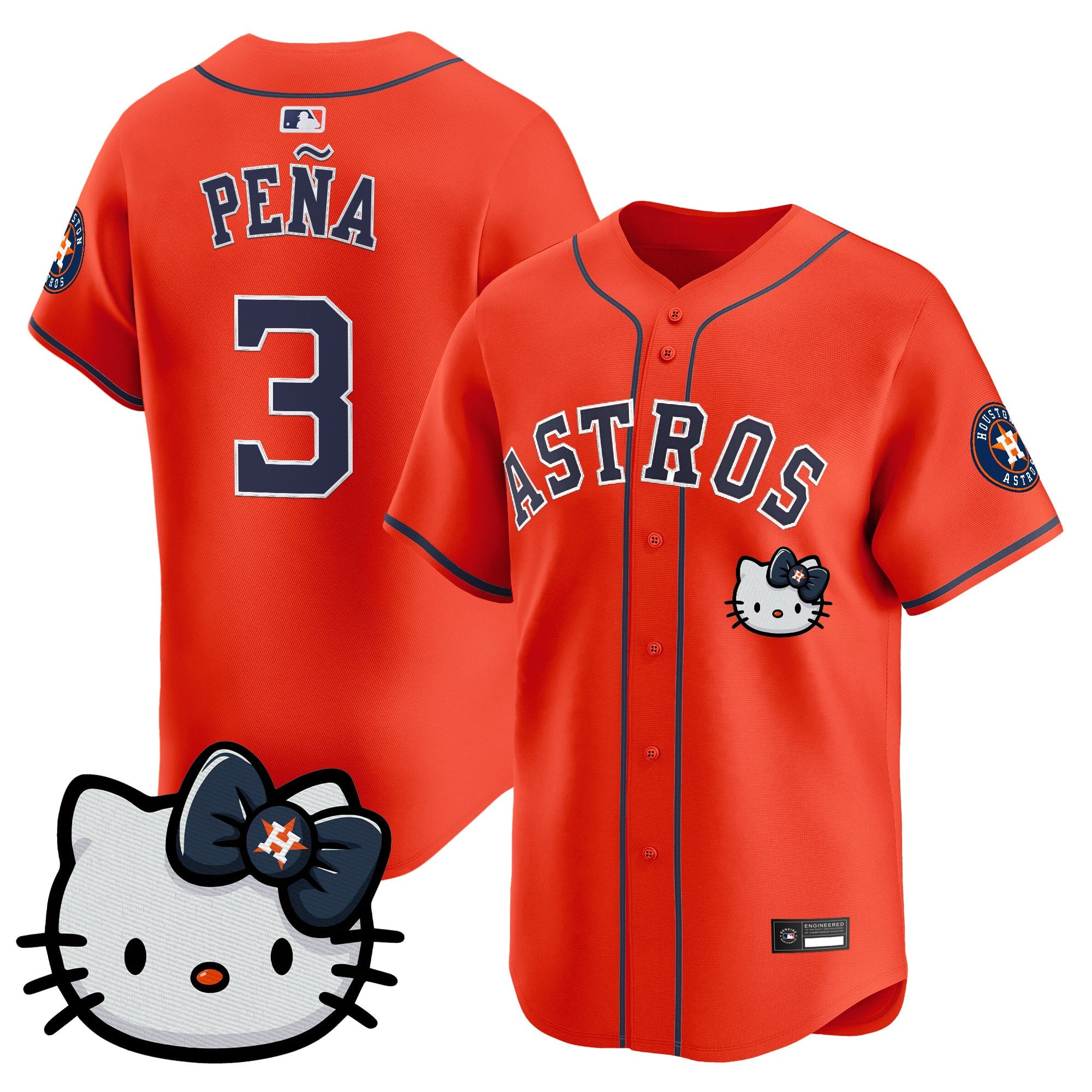 Unisex Houston Astros Hello Kitty Vapor Premier Limited Jersey – All Stitched