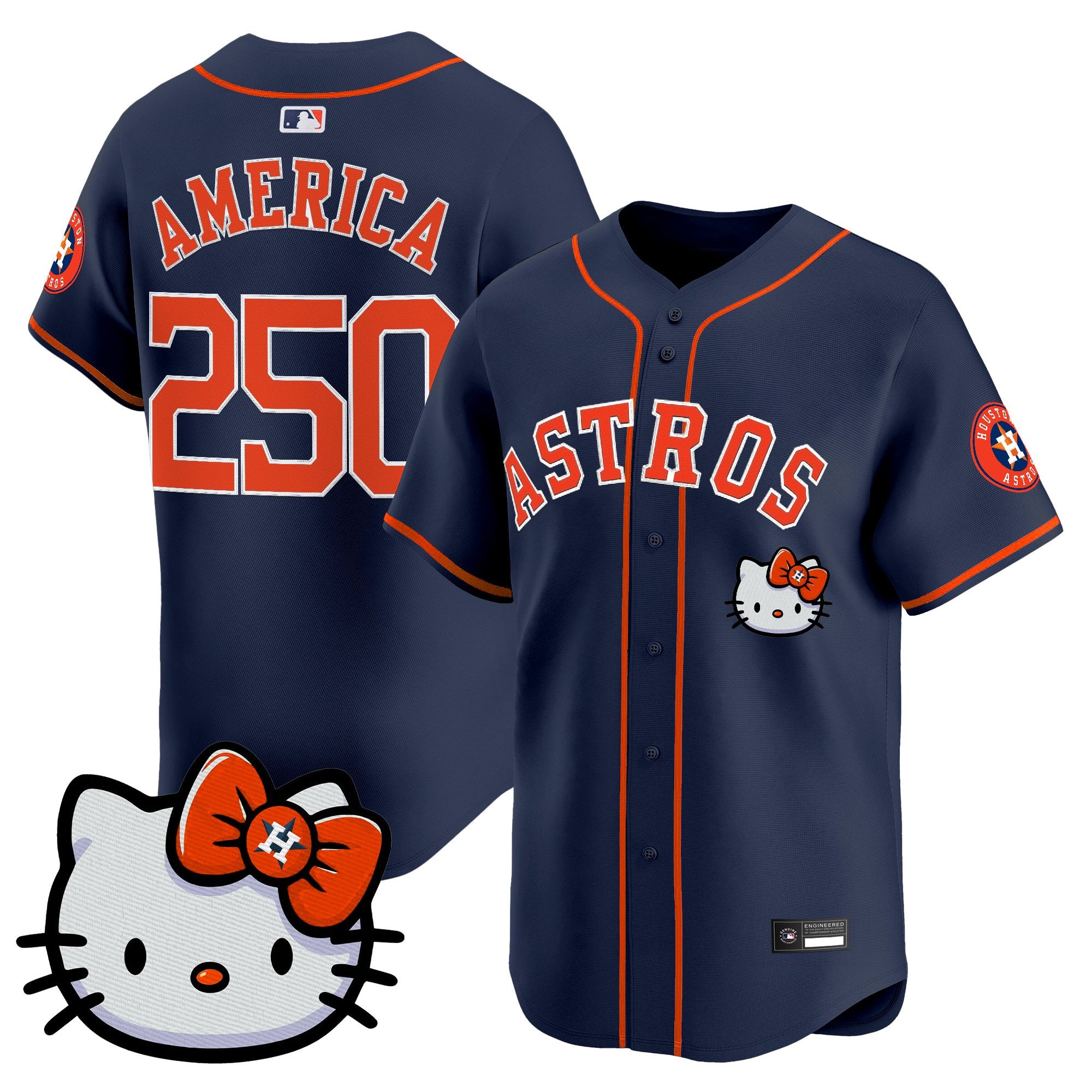 Unisex Houston Astros Hello Kitty Vapor Premier Limited Jersey – All Stitched