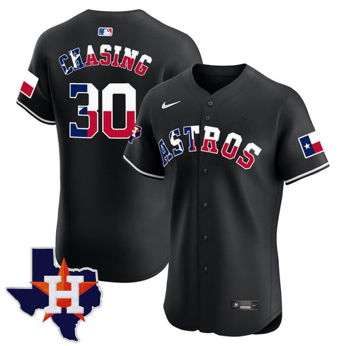 Chasing Houston Astros Vapor Premier Elite Jersey - All Stitched