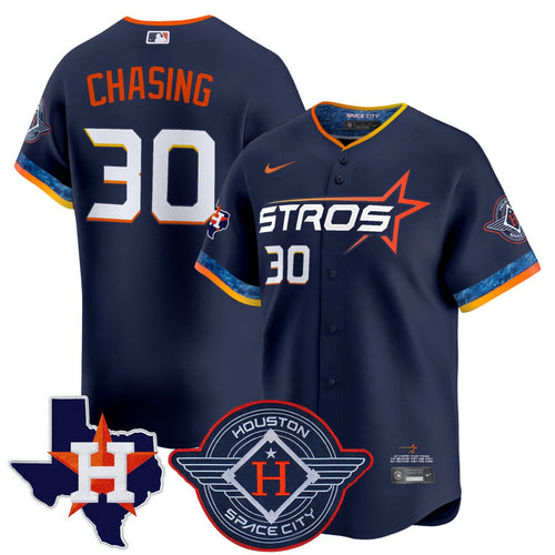 Chasing Houston Astros Vapor Premier Jersey - All Stitched