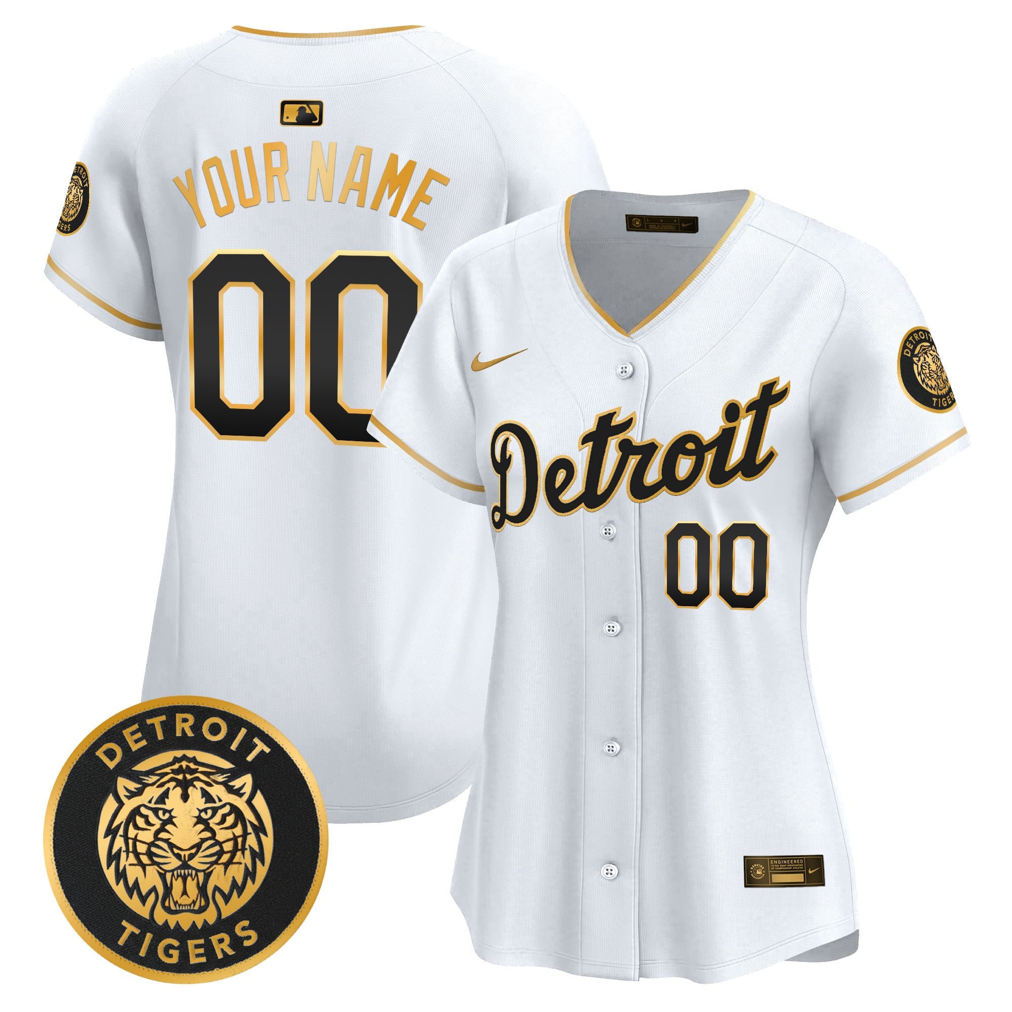 Detroit Tigers 2026 Alternate Vapor Premier Limited Custom Jersey - All Stitched
