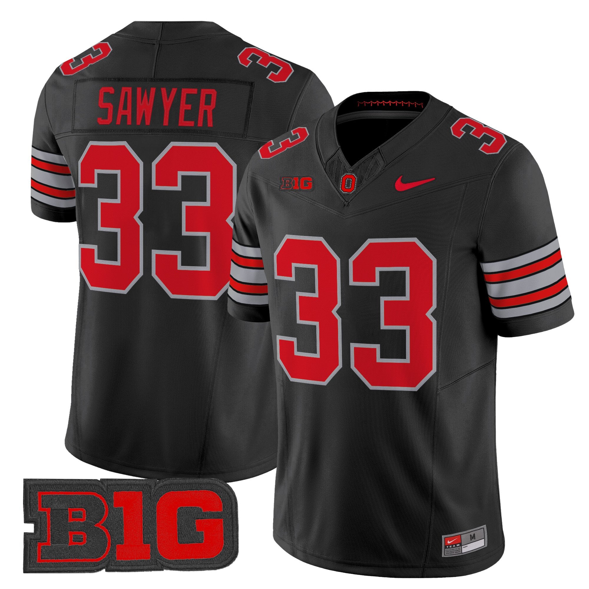 Men's Ohio State Buckeyes 2026 "Tunnel Vision" Vapor Limited Jersey - All Stitched