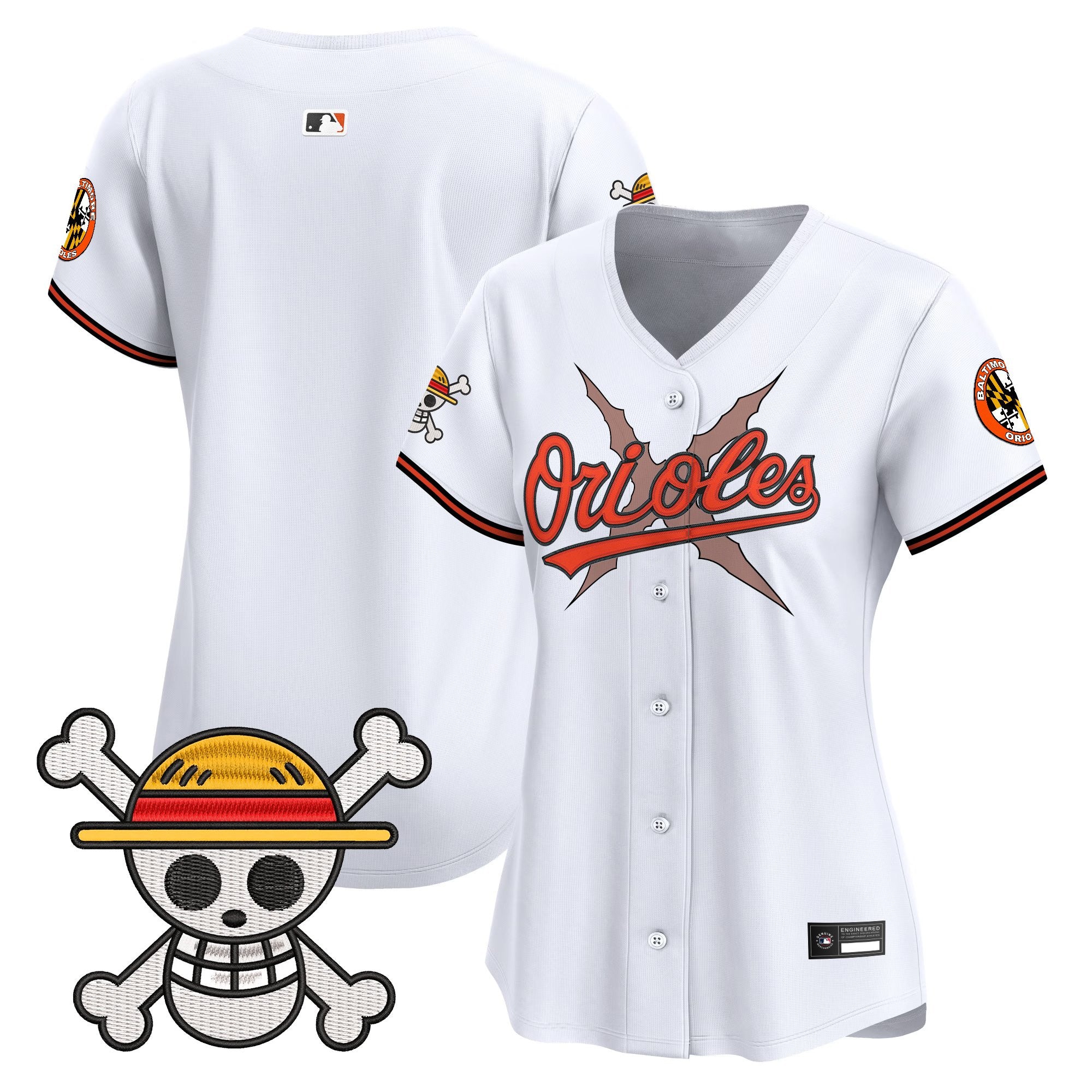 Women's Baltimore Orioles x One Piece Vapor Premier Limited Jersey - Stitched