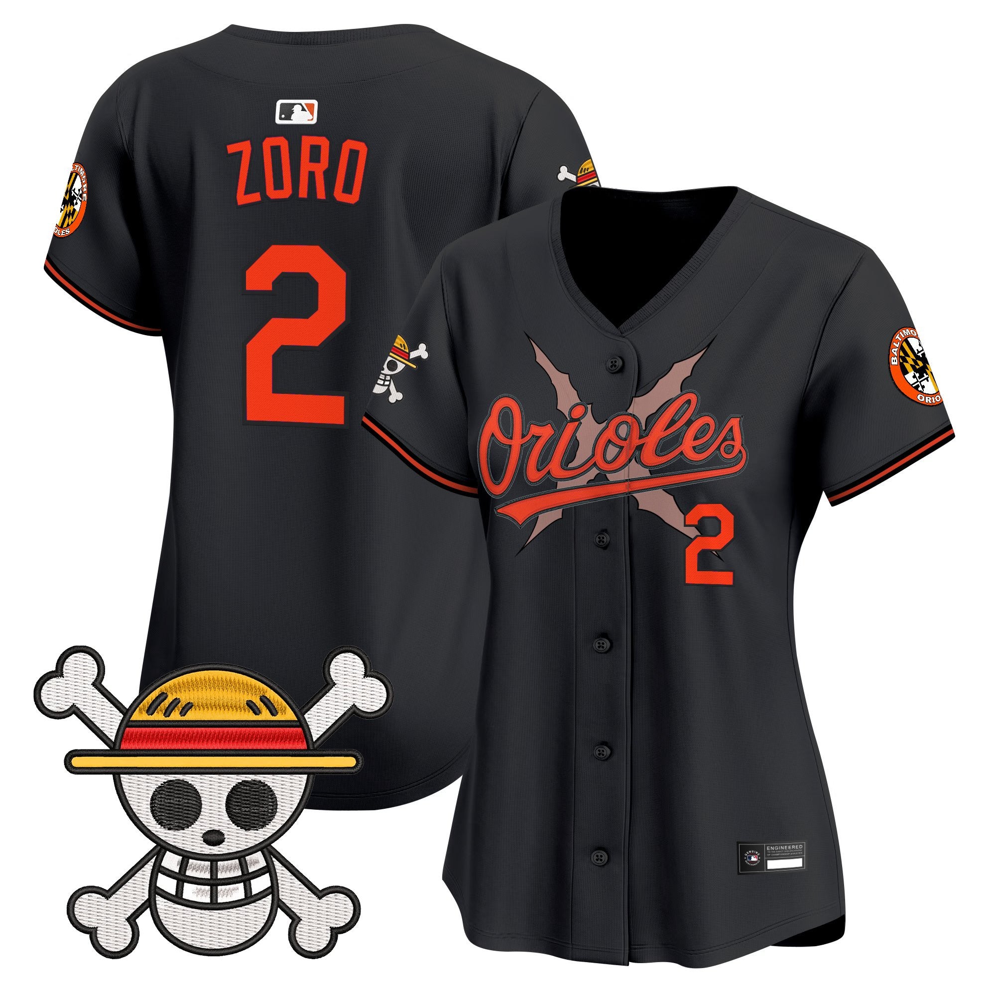 Women's Baltimore Orioles x One Piece Vapor Premier Limited Jersey - Stitched