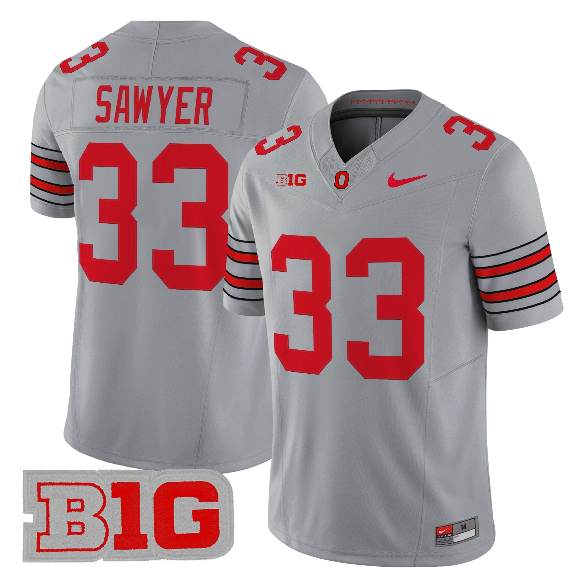 Men's Ohio State Buckeyes 2026 "Tunnel Vision" Vapor Limited Jersey - All Stitched