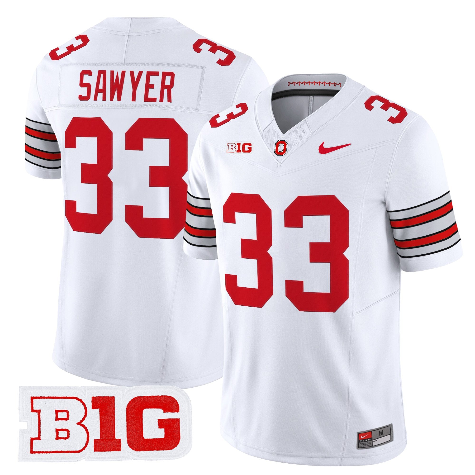 Men's Ohio State Buckeyes 2026 "Tunnel Vision" Vapor Limited Jersey - All Stitched