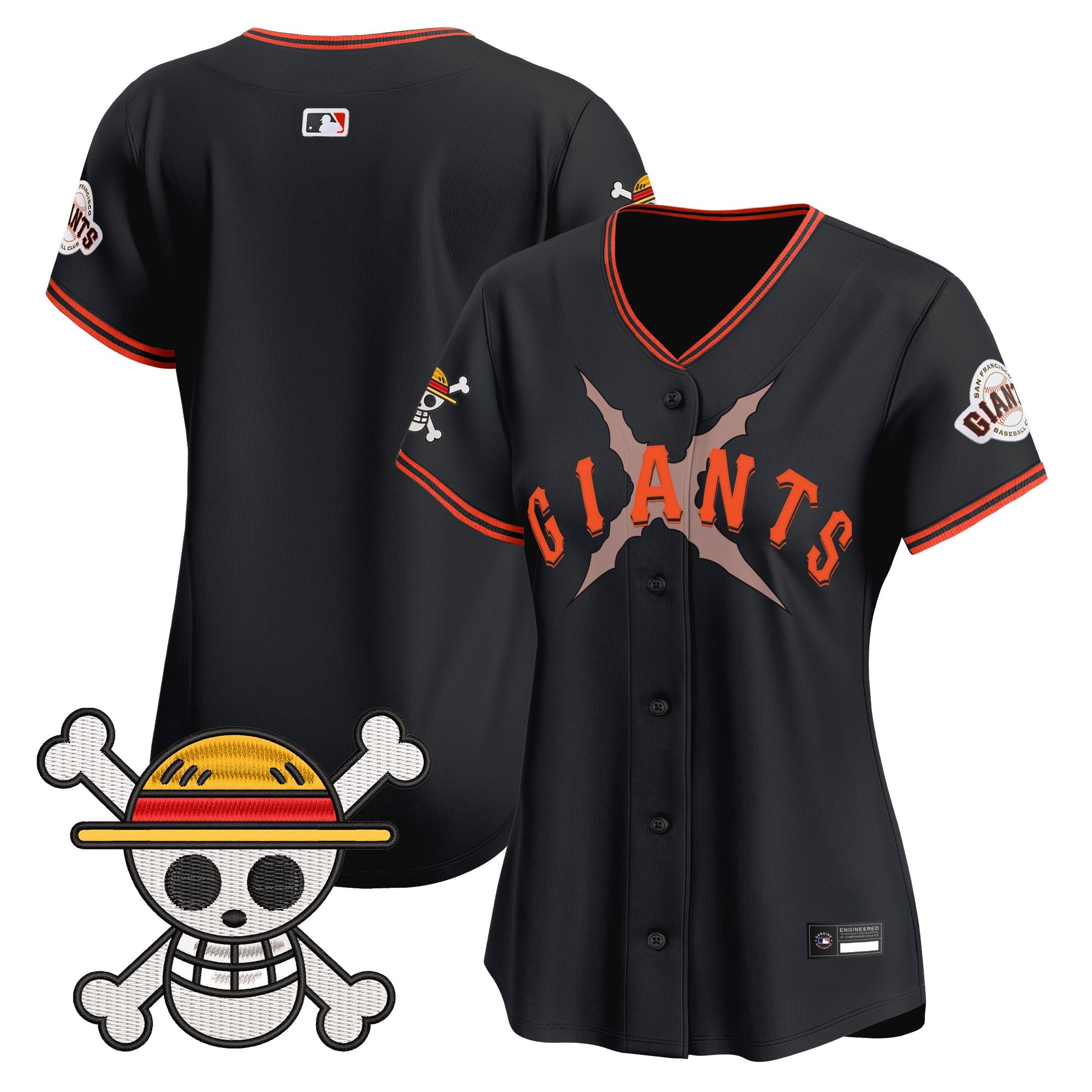 Women's San Francisco Giants x One Piece Vapor Premier Limited Jersey - Stitched