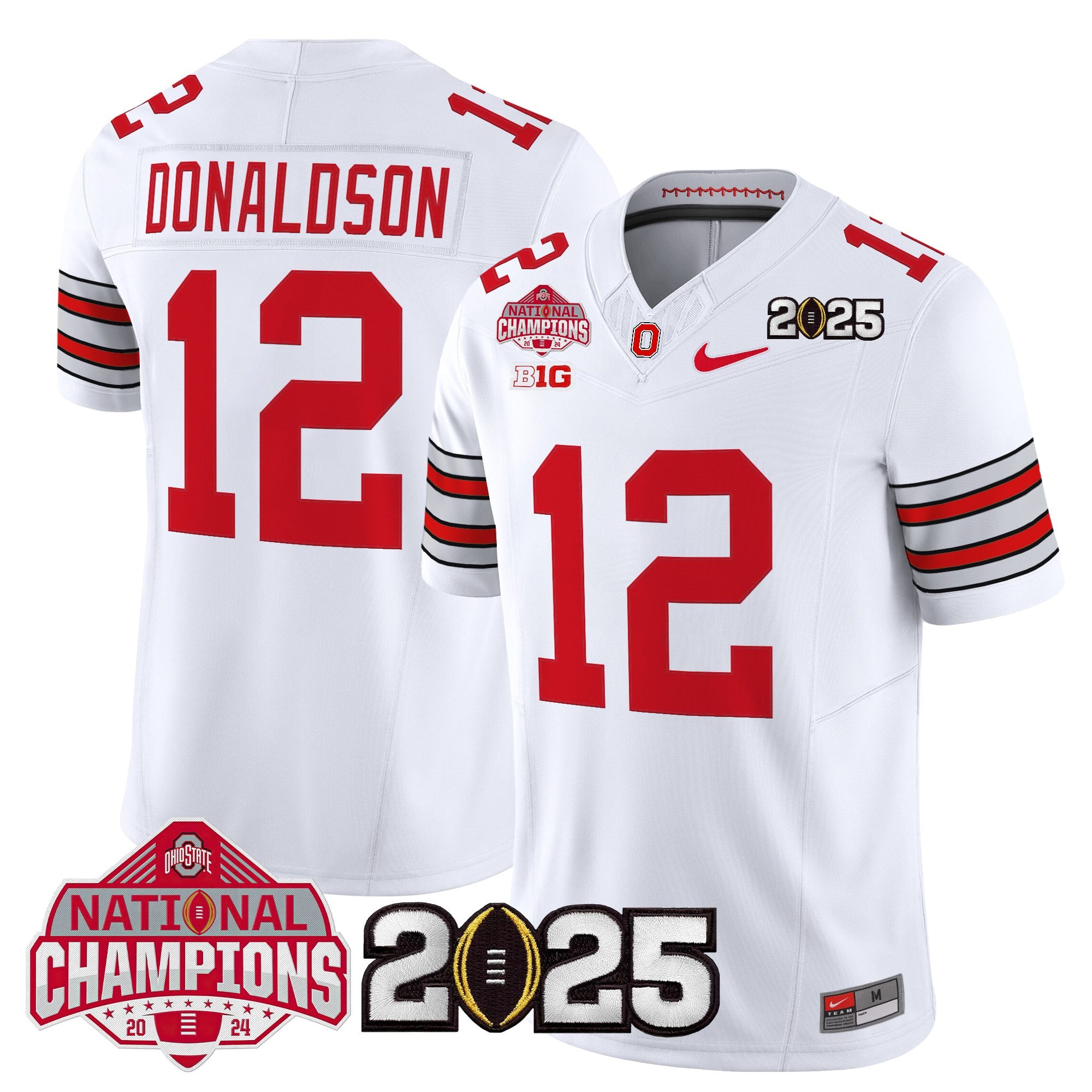Men's Ohio State Buckeyes 2026 "Tunnel Vision" National Champions Patch Vapor Limited Jersey - All Stitched