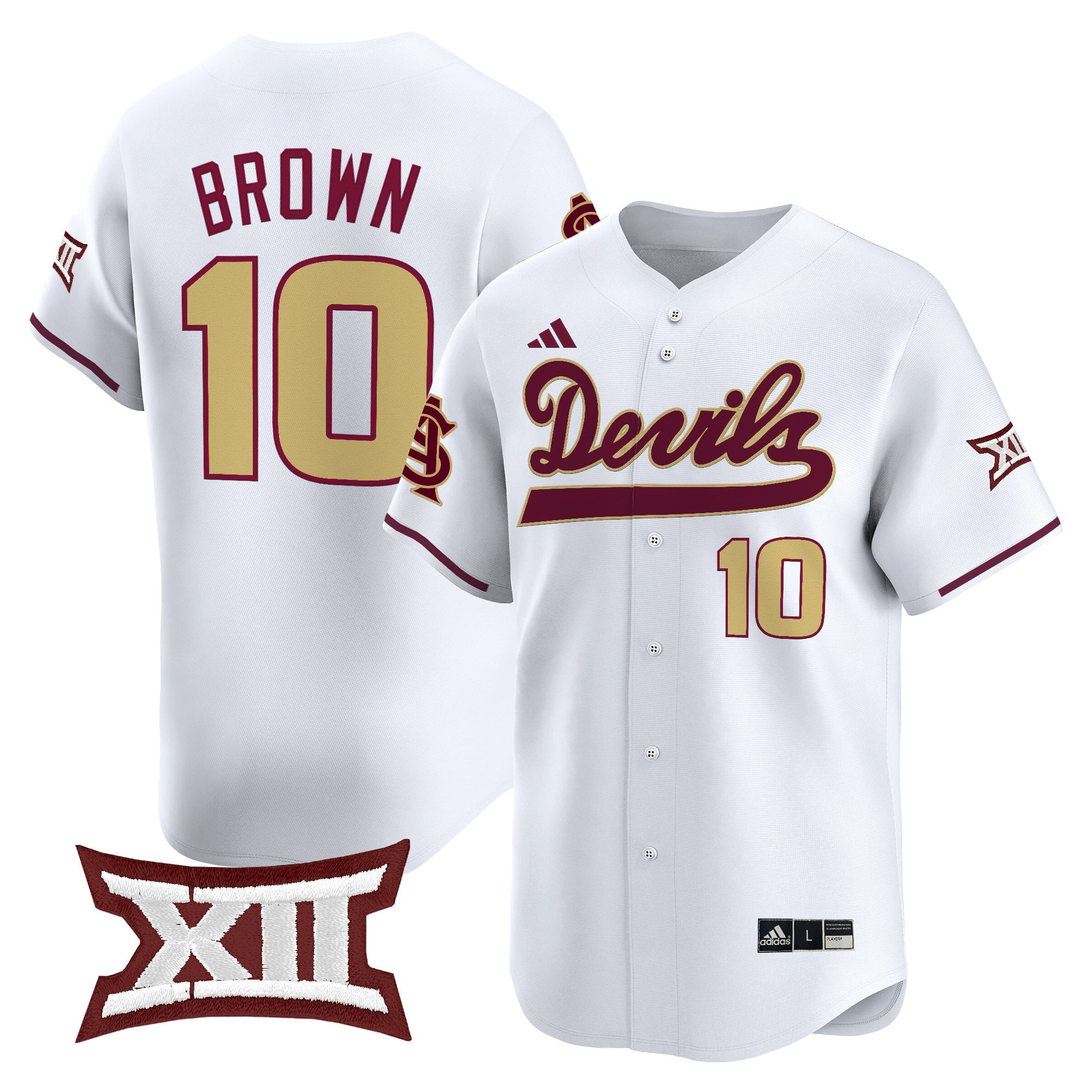 Men's size - Sun Devils Softball Vapor Premier Limited Jersey - All Stitched