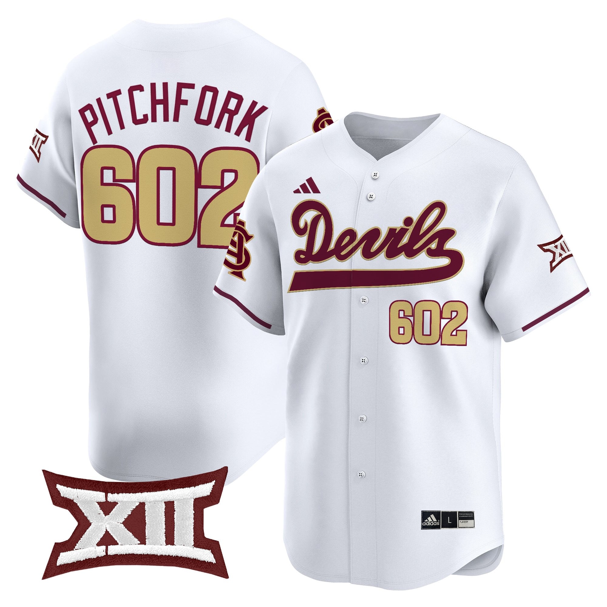 Men's size - Sun Devils Softball Vapor Premier Limited Jersey - All Stitched