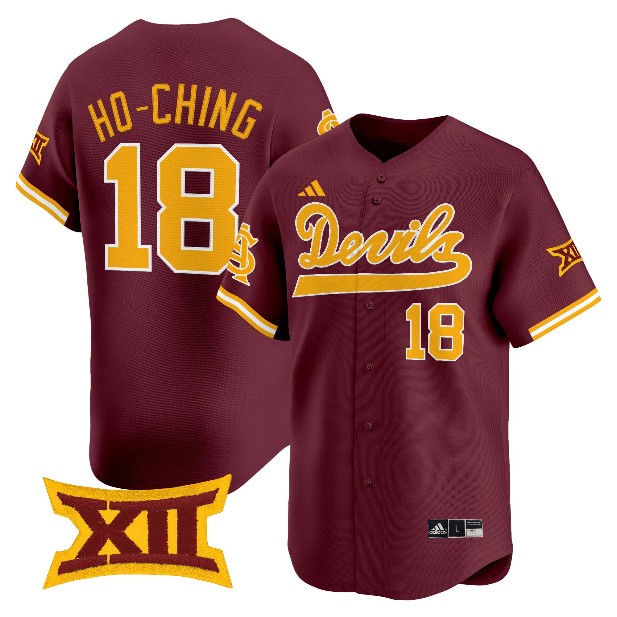 Men's size - Sun Devils Softball Vapor Premier Limited Jersey - All Stitched