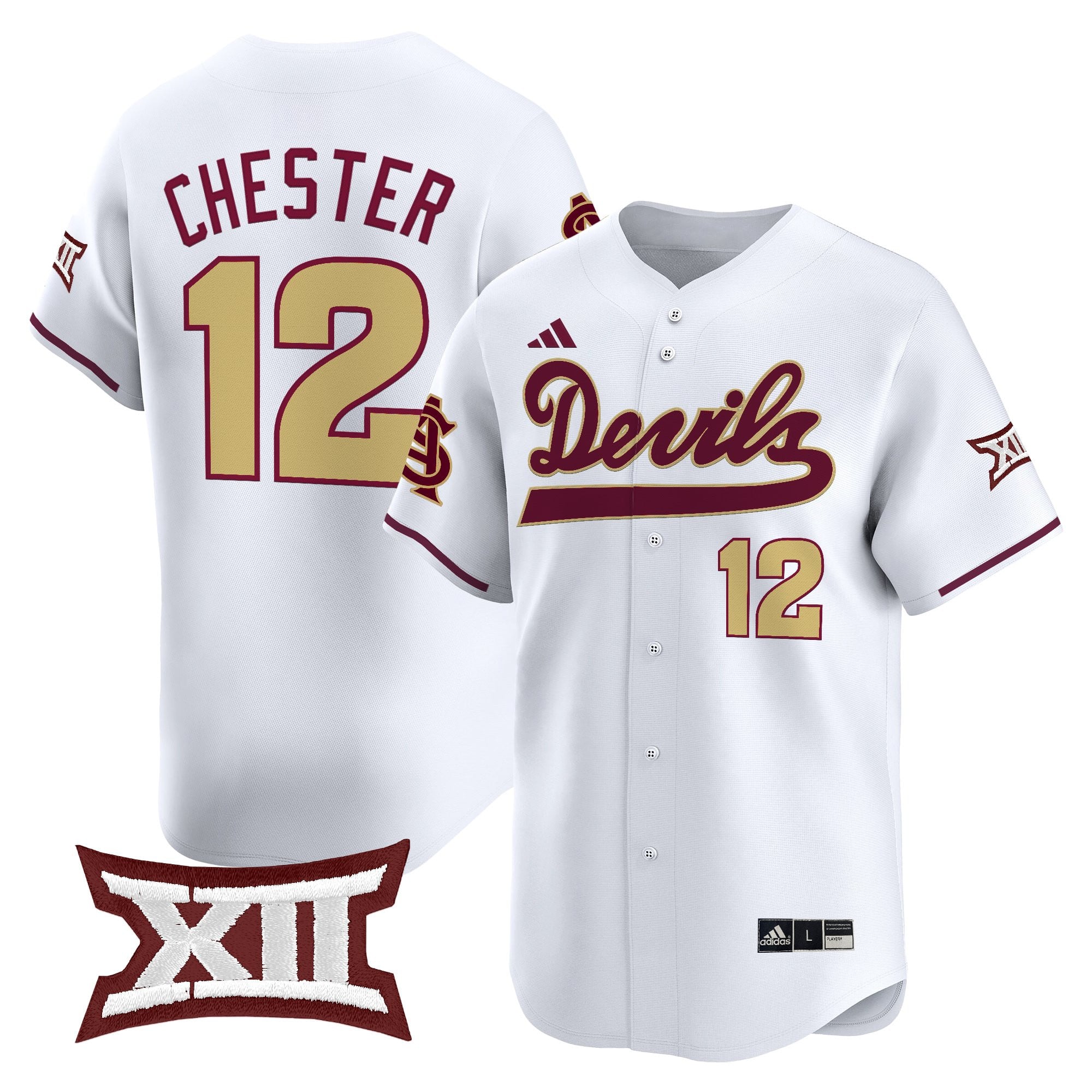 Men's size - Sun Devils Softball Vapor Premier Limited Jersey - All Stitched