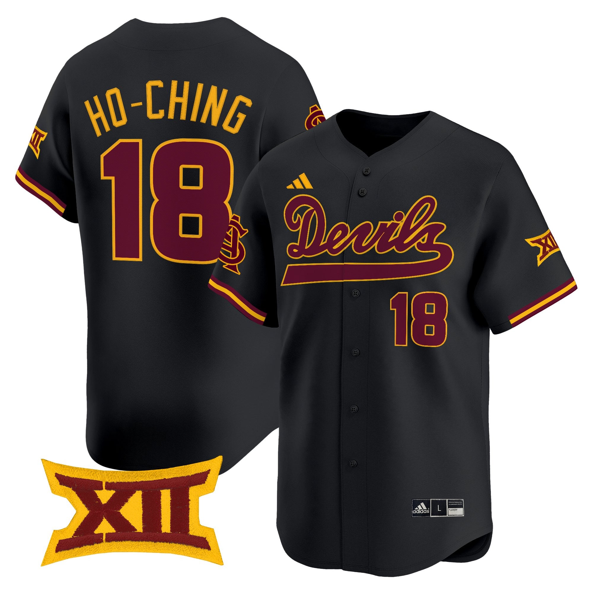Men's size - Sun Devils Softball Vapor Premier Limited Jersey - All Stitched