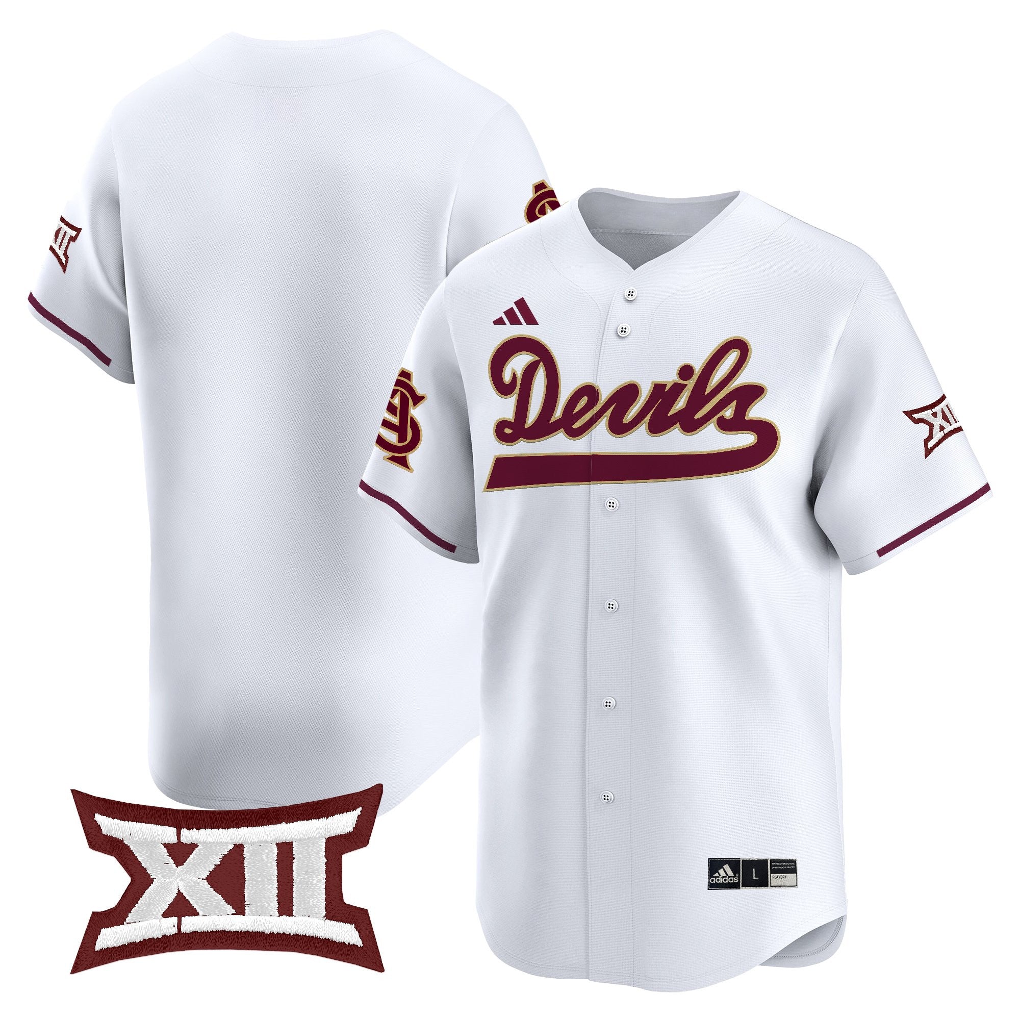 Men's size - Sun Devils Softball Vapor Premier Limited Jersey - All Stitched