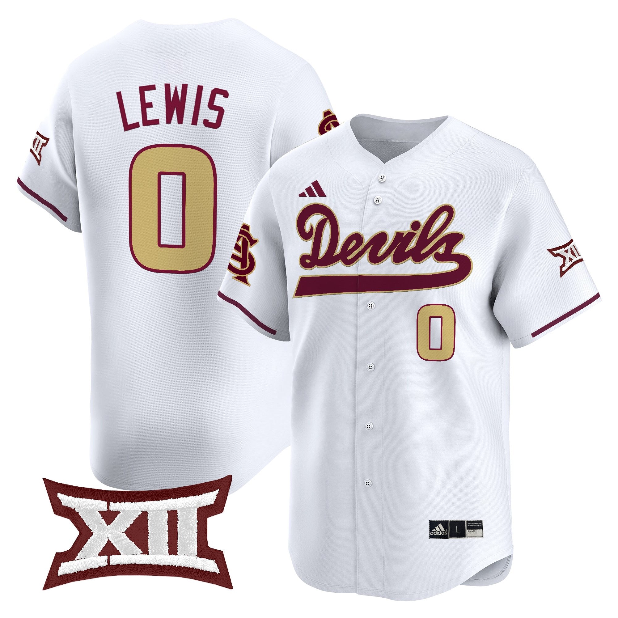 Men's size - Sun Devils Softball Vapor Premier Limited Jersey - All Stitched