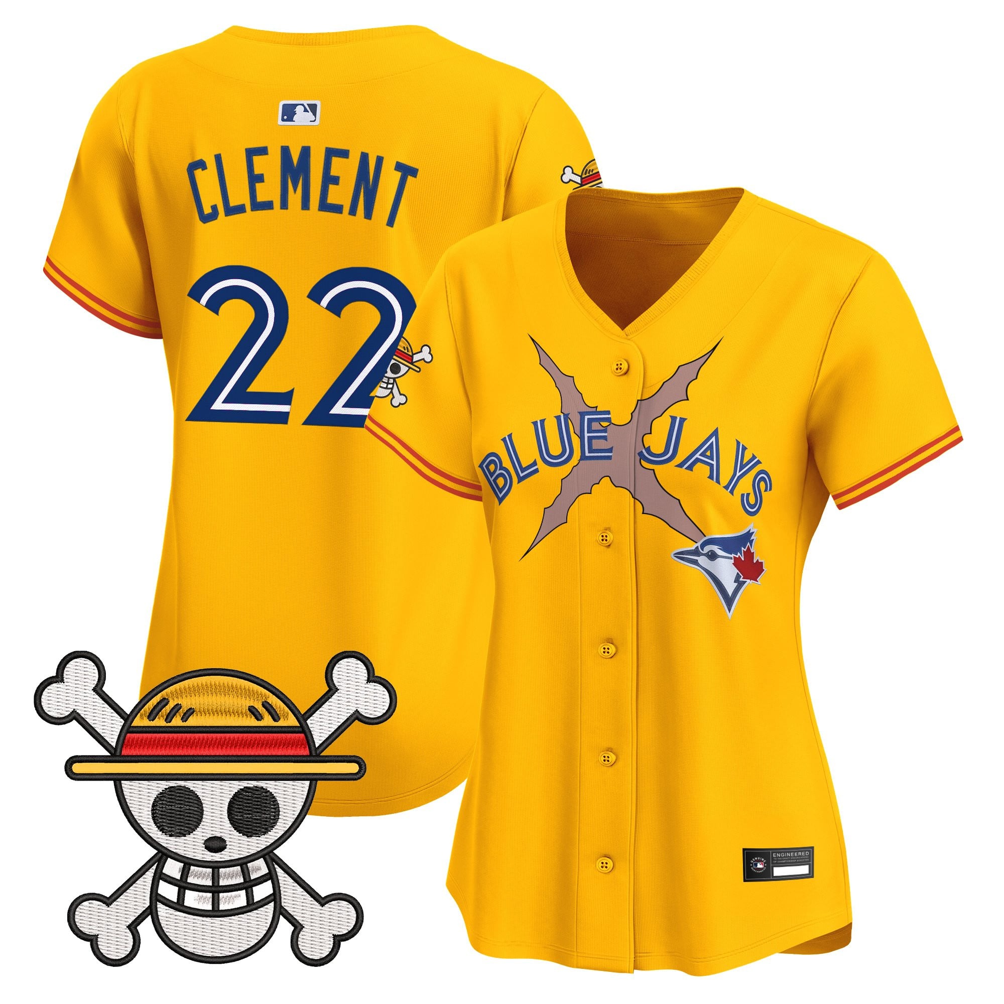Women's Blue Jays x One Piece Vapor Premier Limited Jersey - Stitched