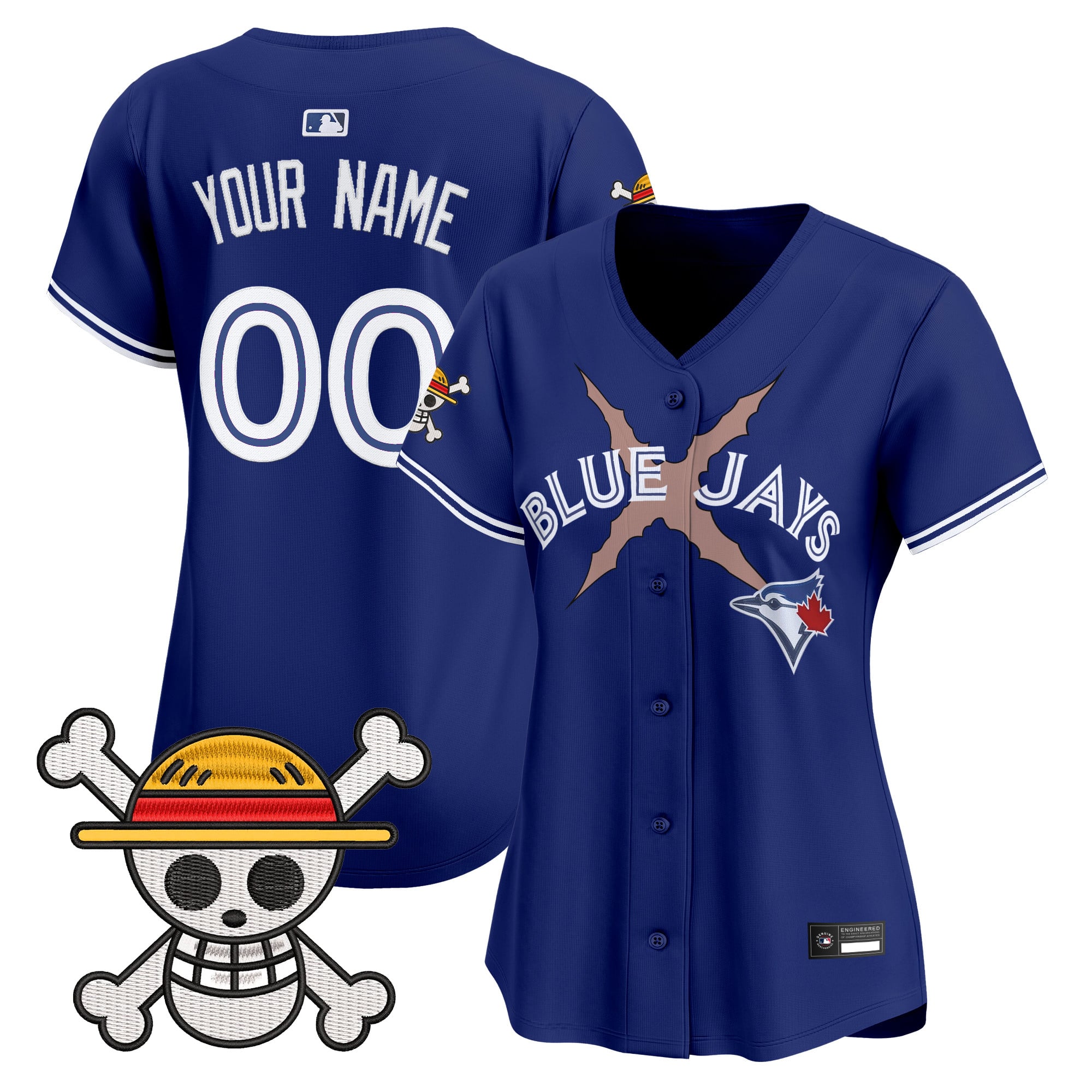 Blue Jays x One Piece Vapor Premier Limited Custom Jersey - Stitched