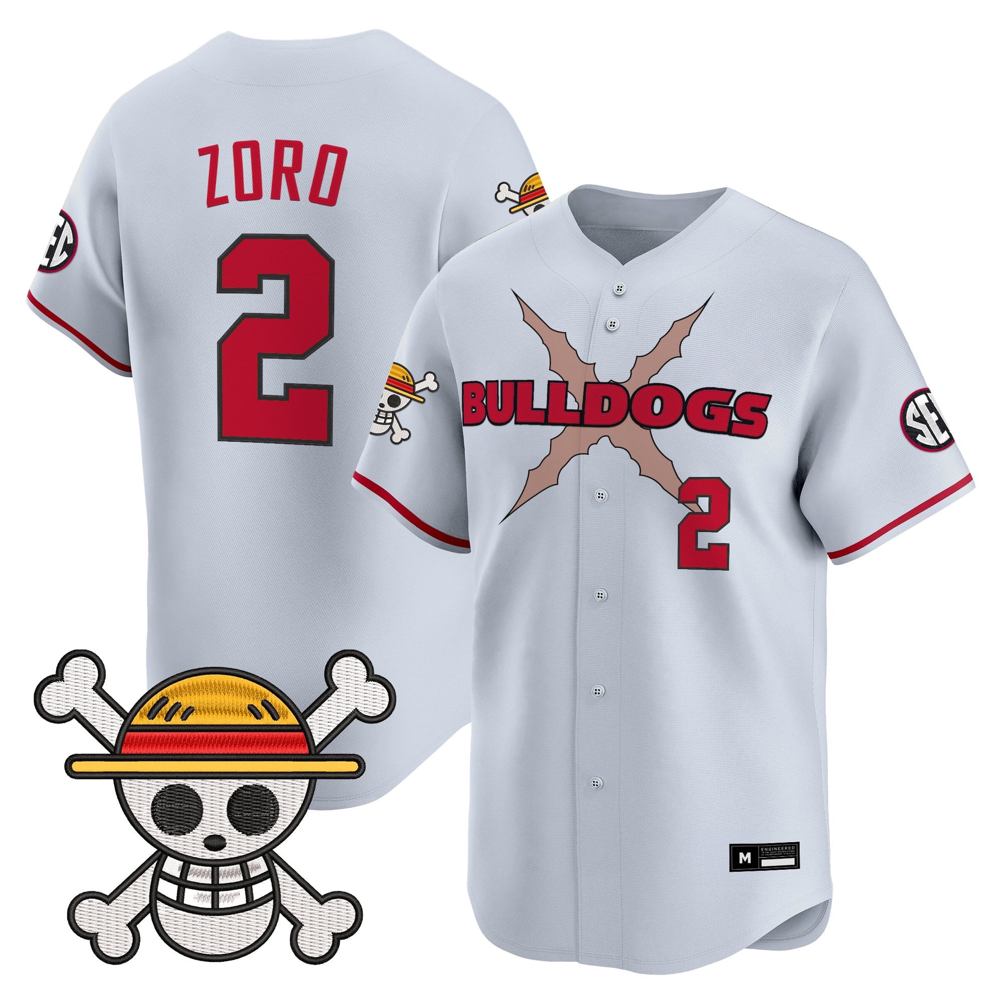 Men's Georgia Bulldogs Baseball x One Piece Vapor Premier Limited Jersey - Stitched