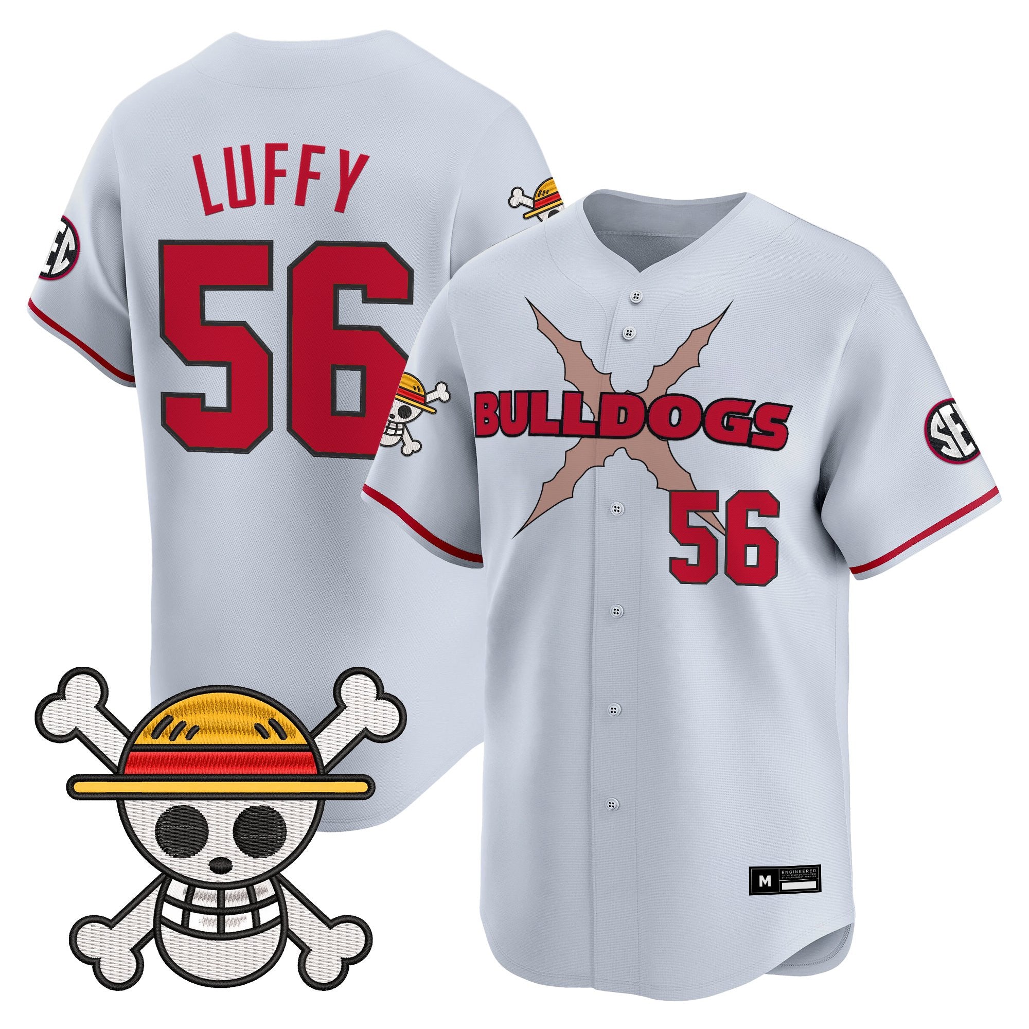 Men's Georgia Bulldogs Baseball x One Piece Vapor Premier Limited Jersey - Stitched
