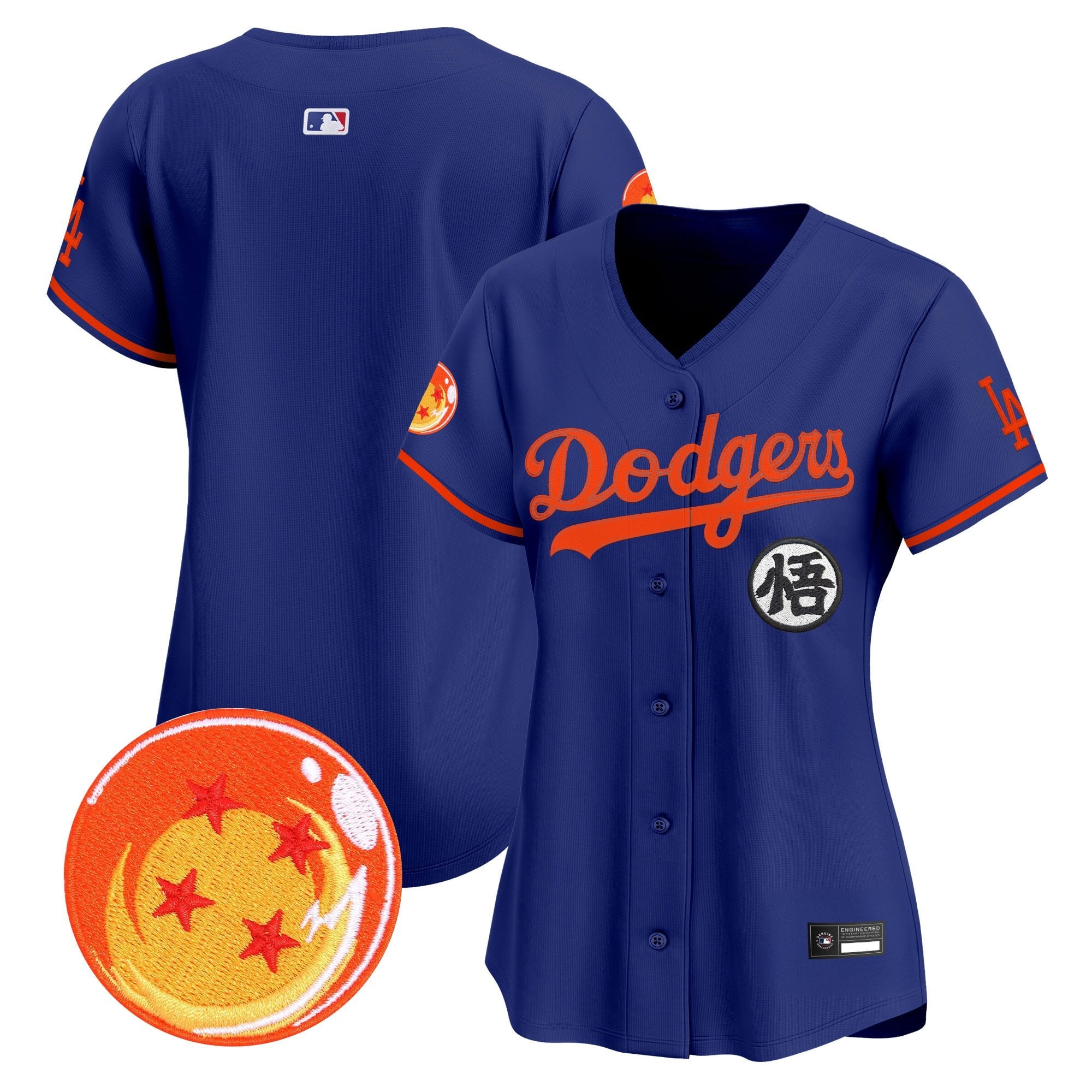 Women's Los Angeles Dodgers x Dragon Ball Vapor Premier Limited Jersey - All Stitched