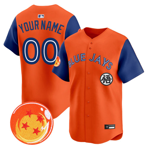 Blue Jays x Dragon Ball Vapor Premier Limited Custom Jersey - All Stitched
